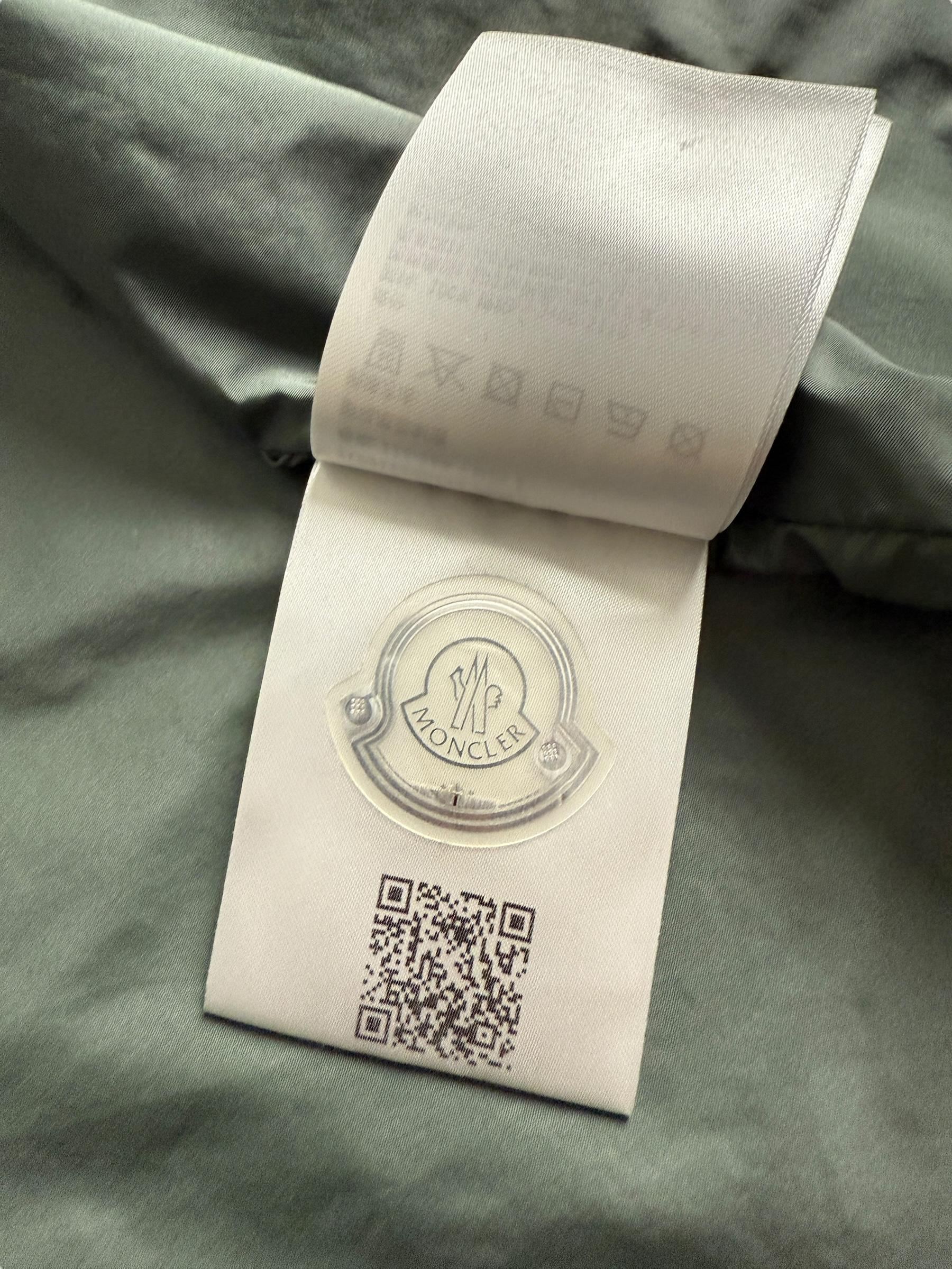 Veste Moncler gris taille M - Vue 7