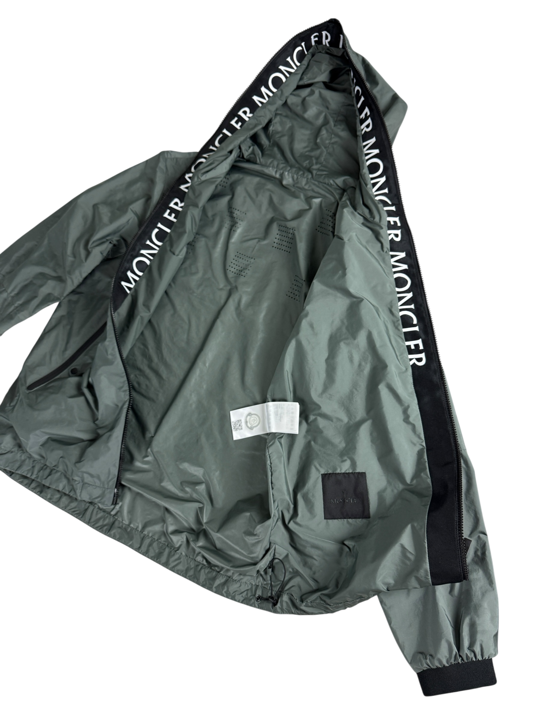 Veste Moncler gris taille M - Vue 8