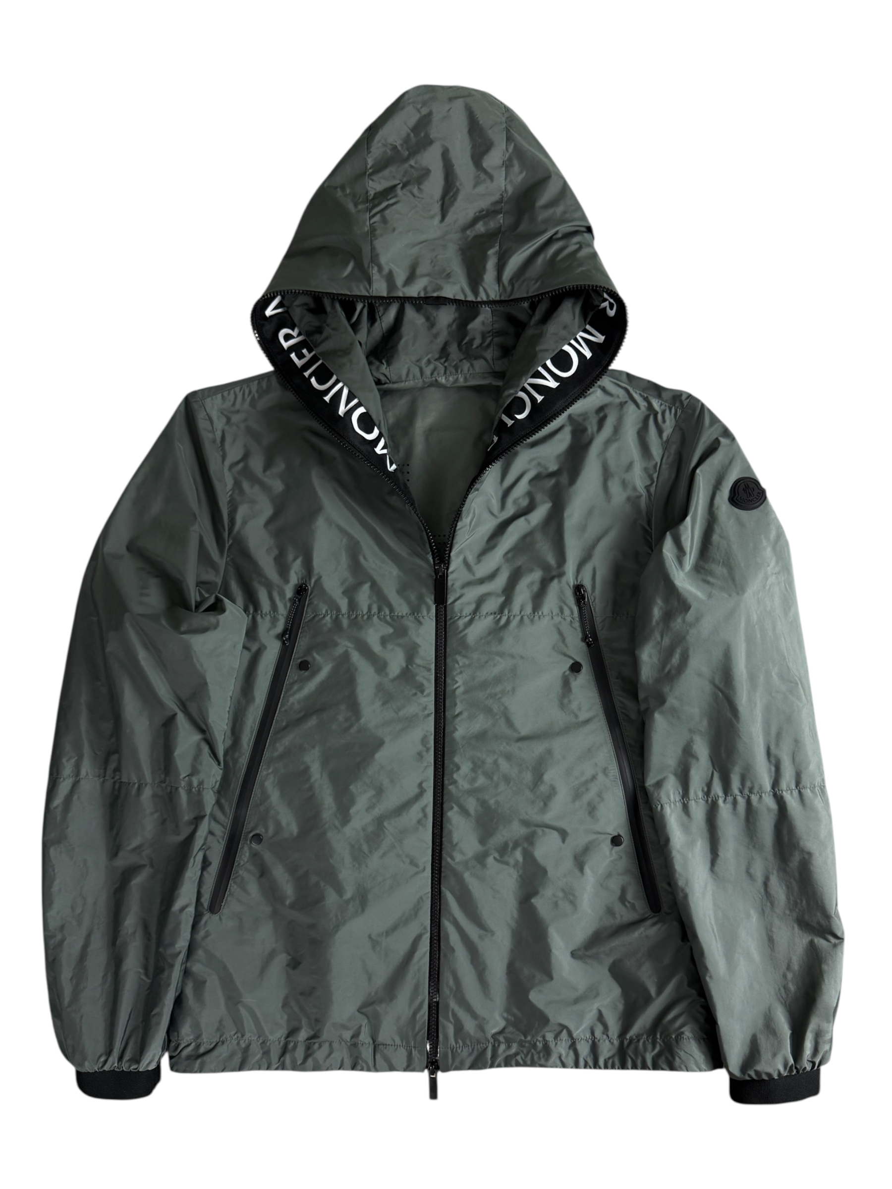 Veste Moncler gris taille M - Vue de face