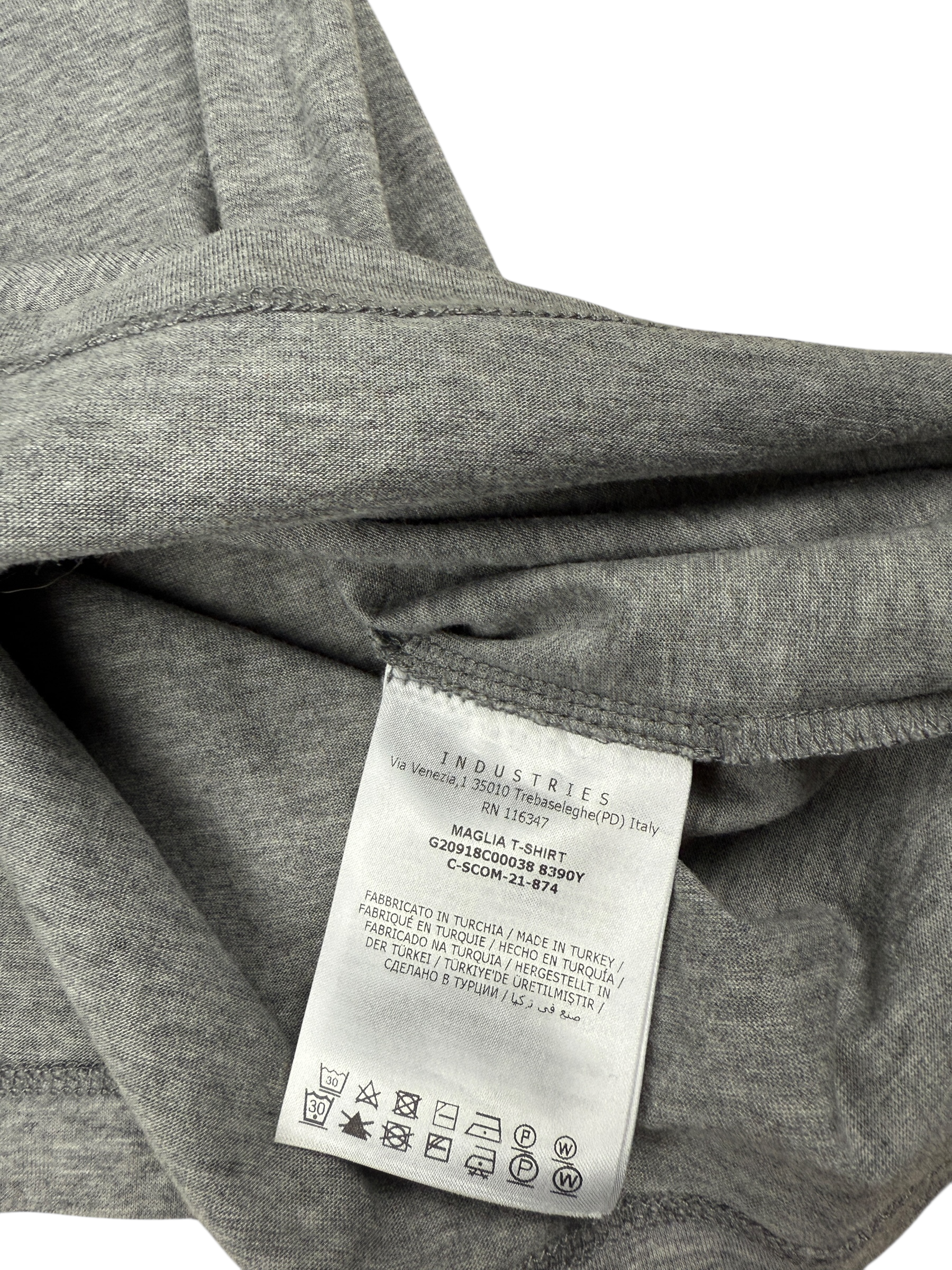 Veste Moncler gris taille XS - Logo et étiquette