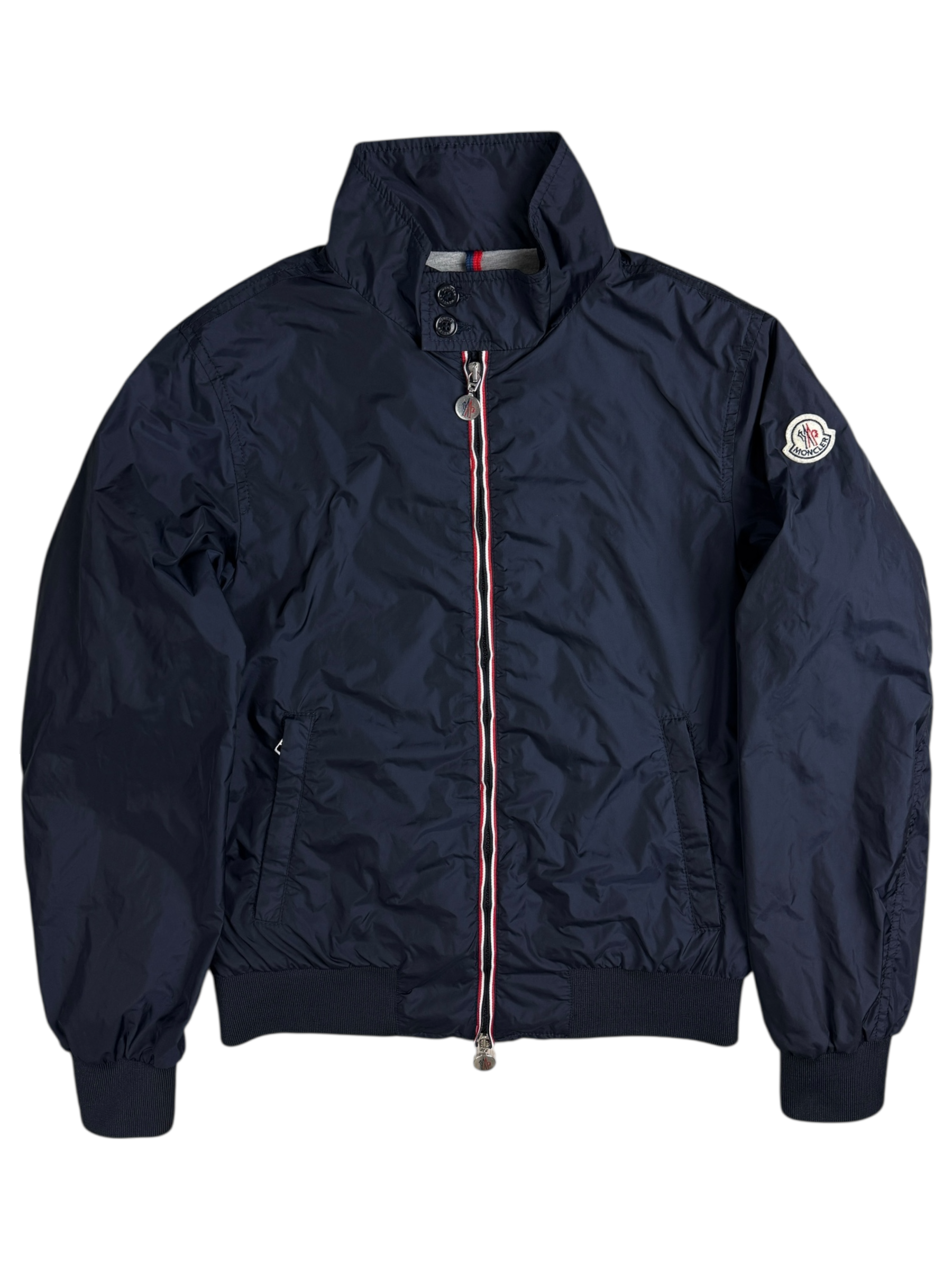 Veste Moncler marine taille 14 ans - Vue de face