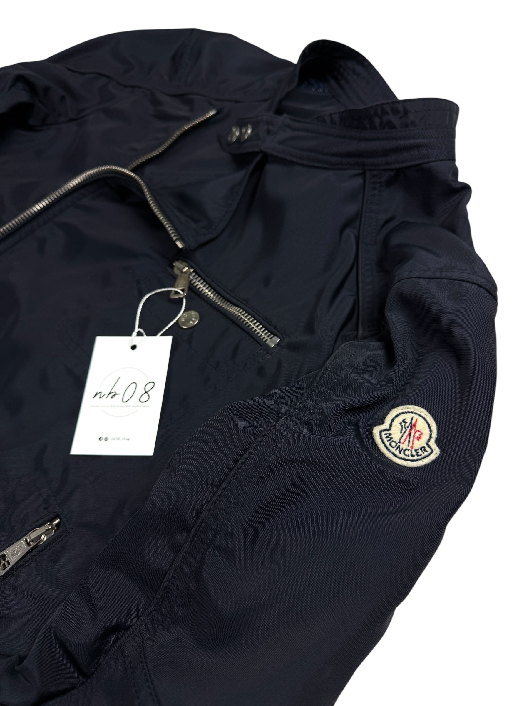 Veste Moncler marine taille L - Détail
