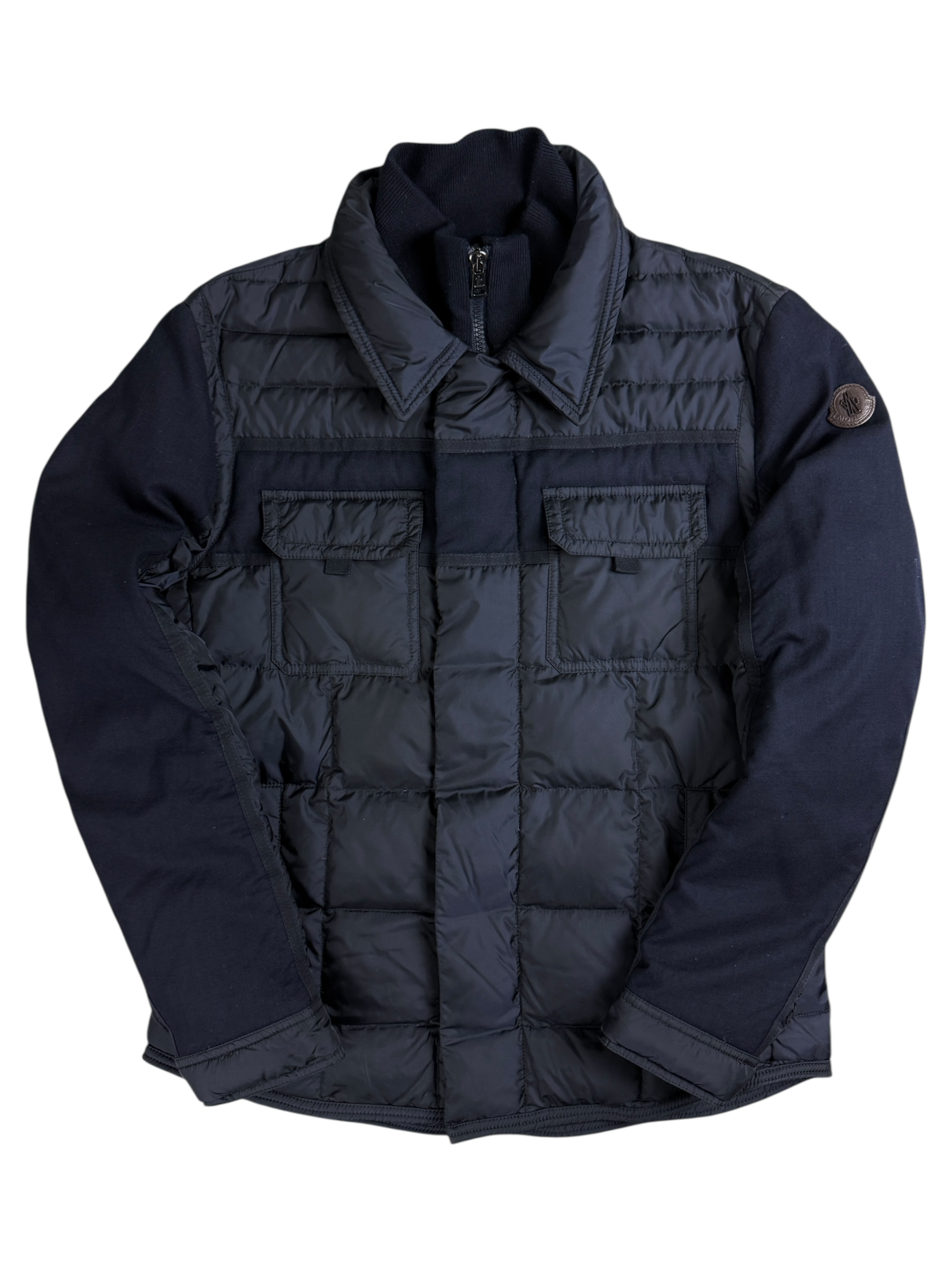 Veste Moncler marine taille L - Vue de face