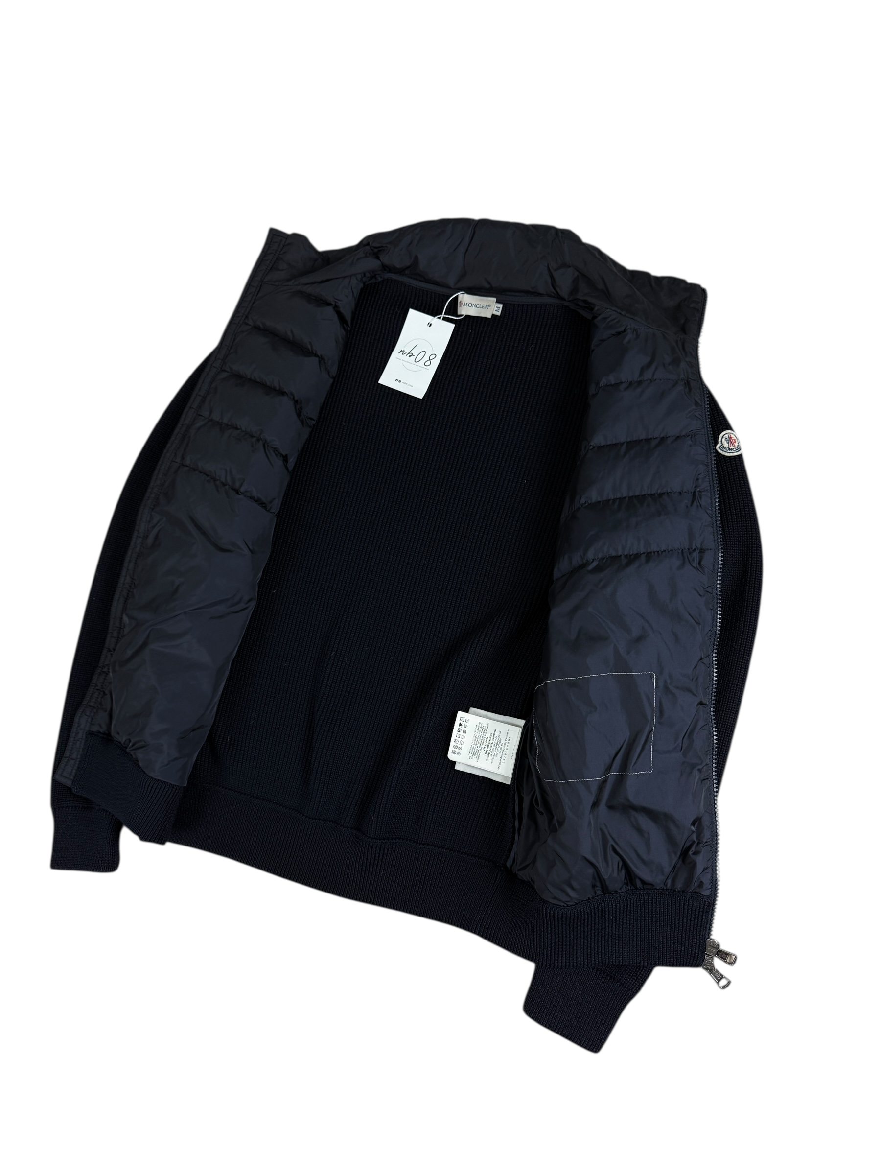 Veste Moncler marine taille M - Détail