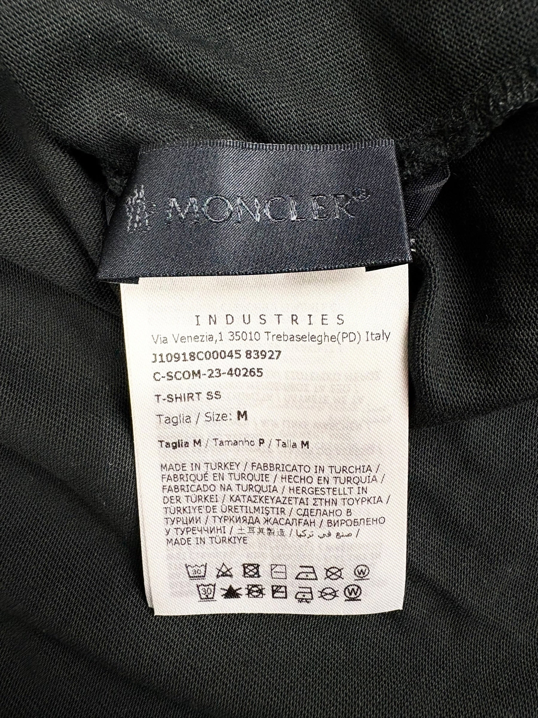 Veste Moncler noir taille M - Détail