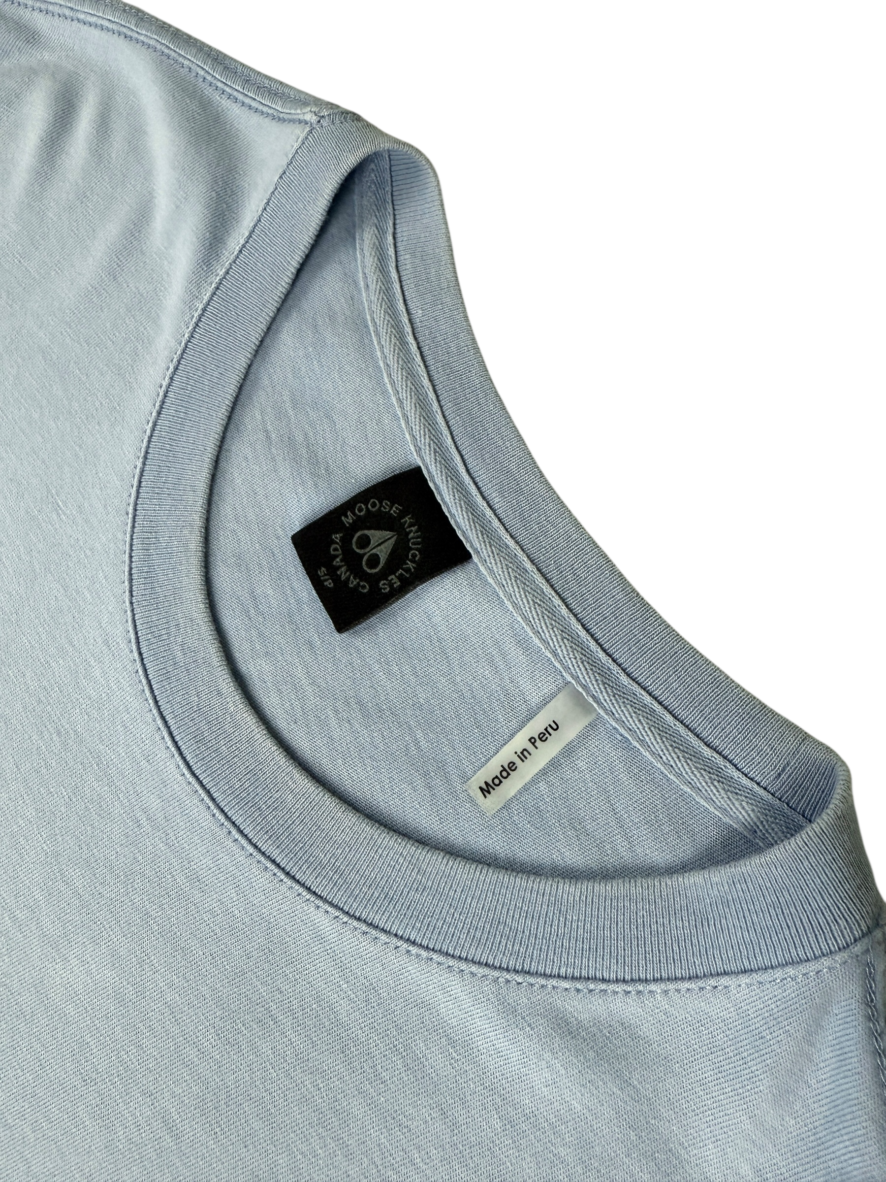 Veste Moose Knuckl bleu taille S - Logo et étiquette