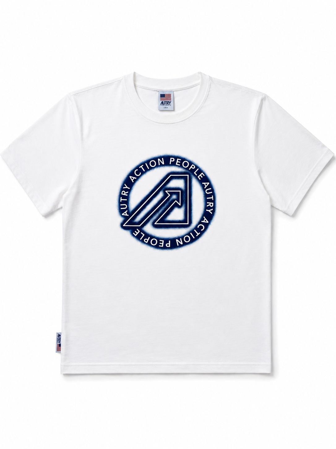 Tee-shirt Autry blanc taille S - Vue de face
