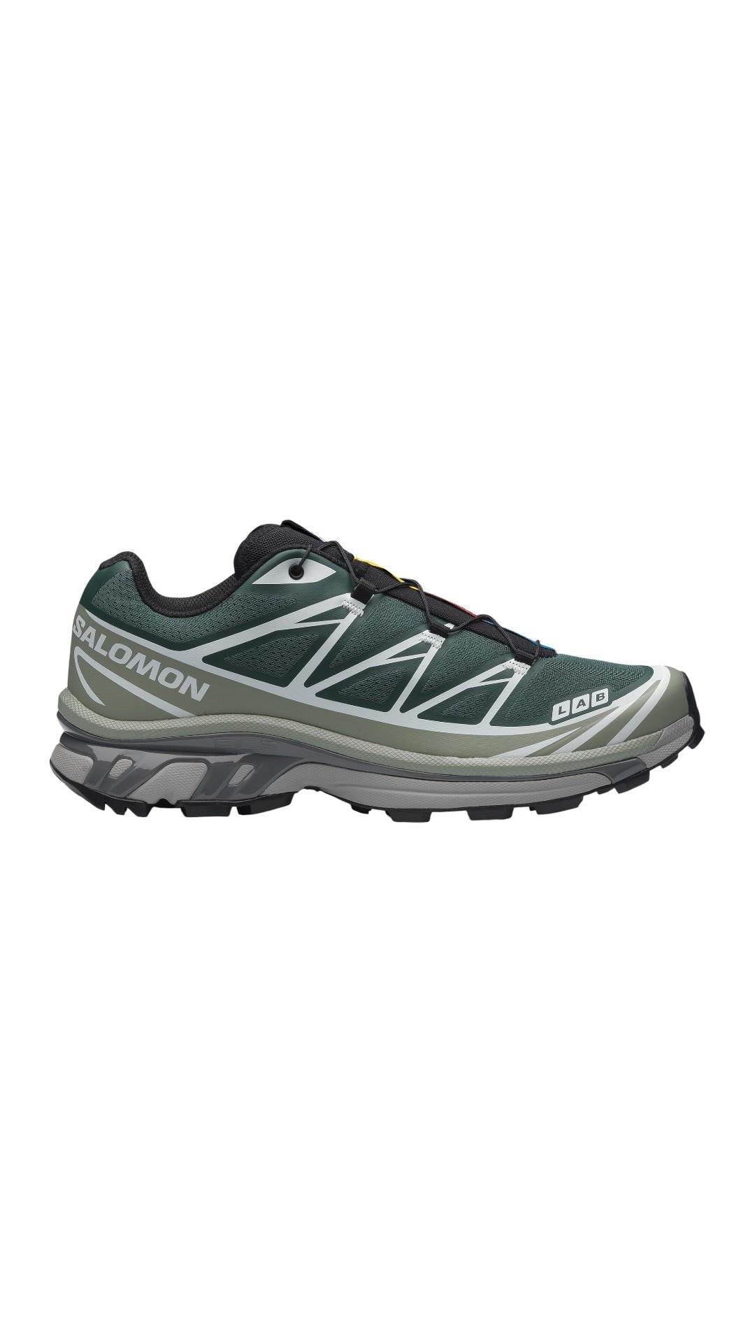 Sneakers Salomon XT-6 Bistro Green/Green Milieu/Black neuf - Vue de face