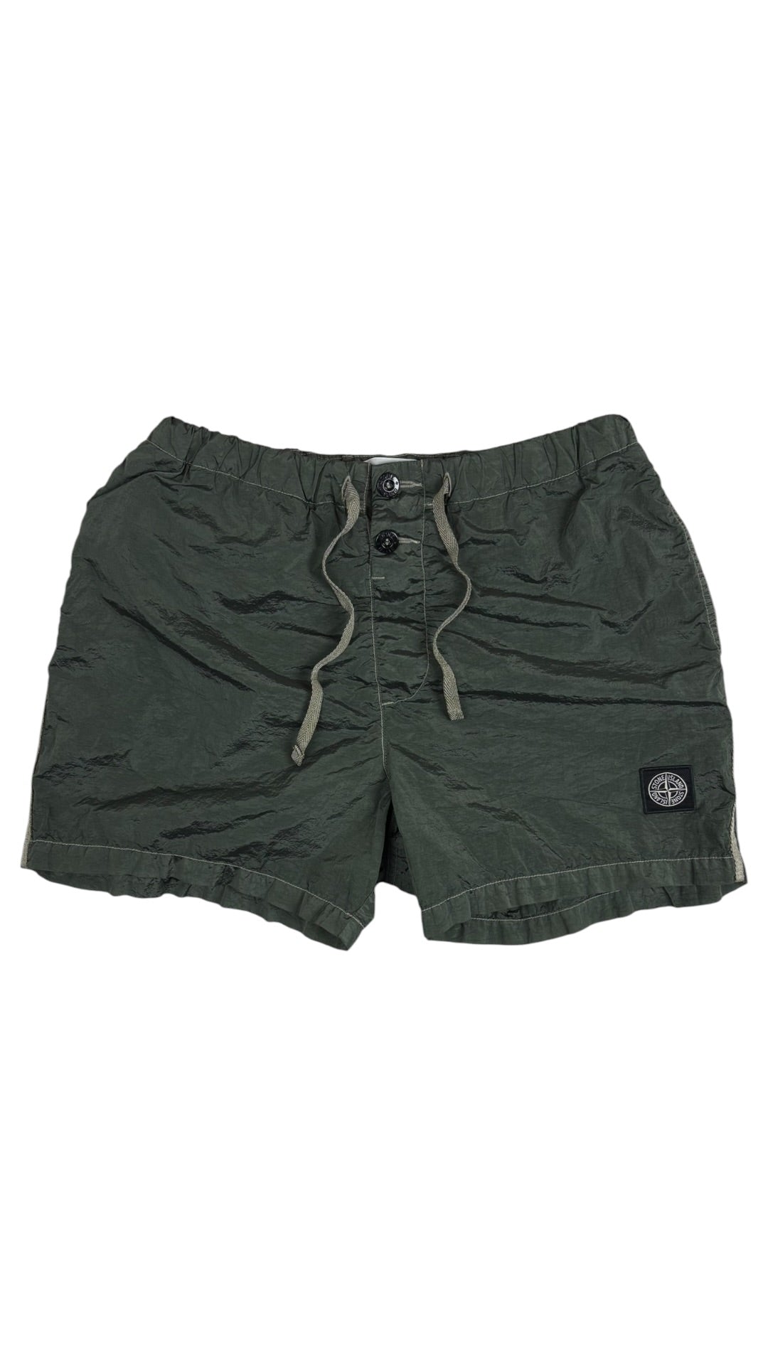 Short de bain Stone Island Nylon Metal kaki taille M - vue 1/5