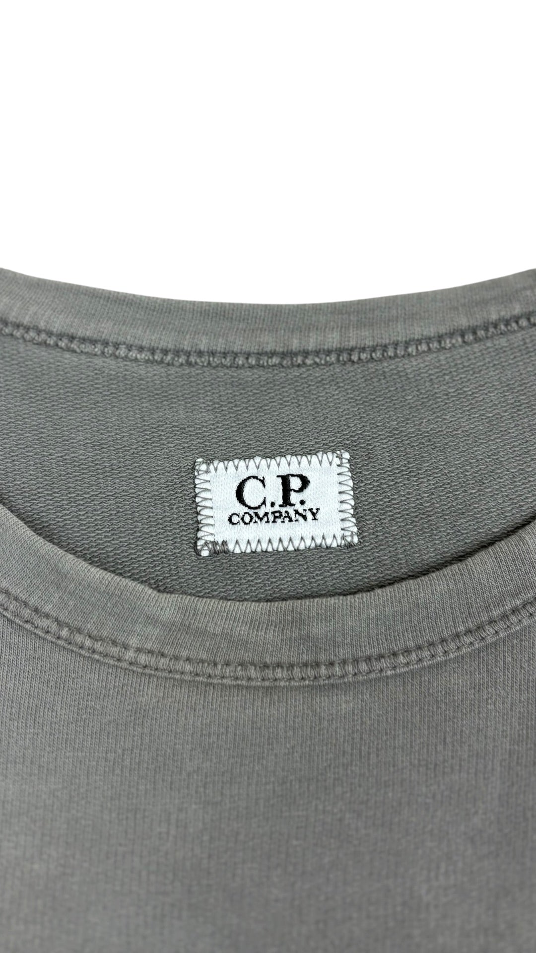 Crewneck Pull C.P Company gris taille S - Détail
