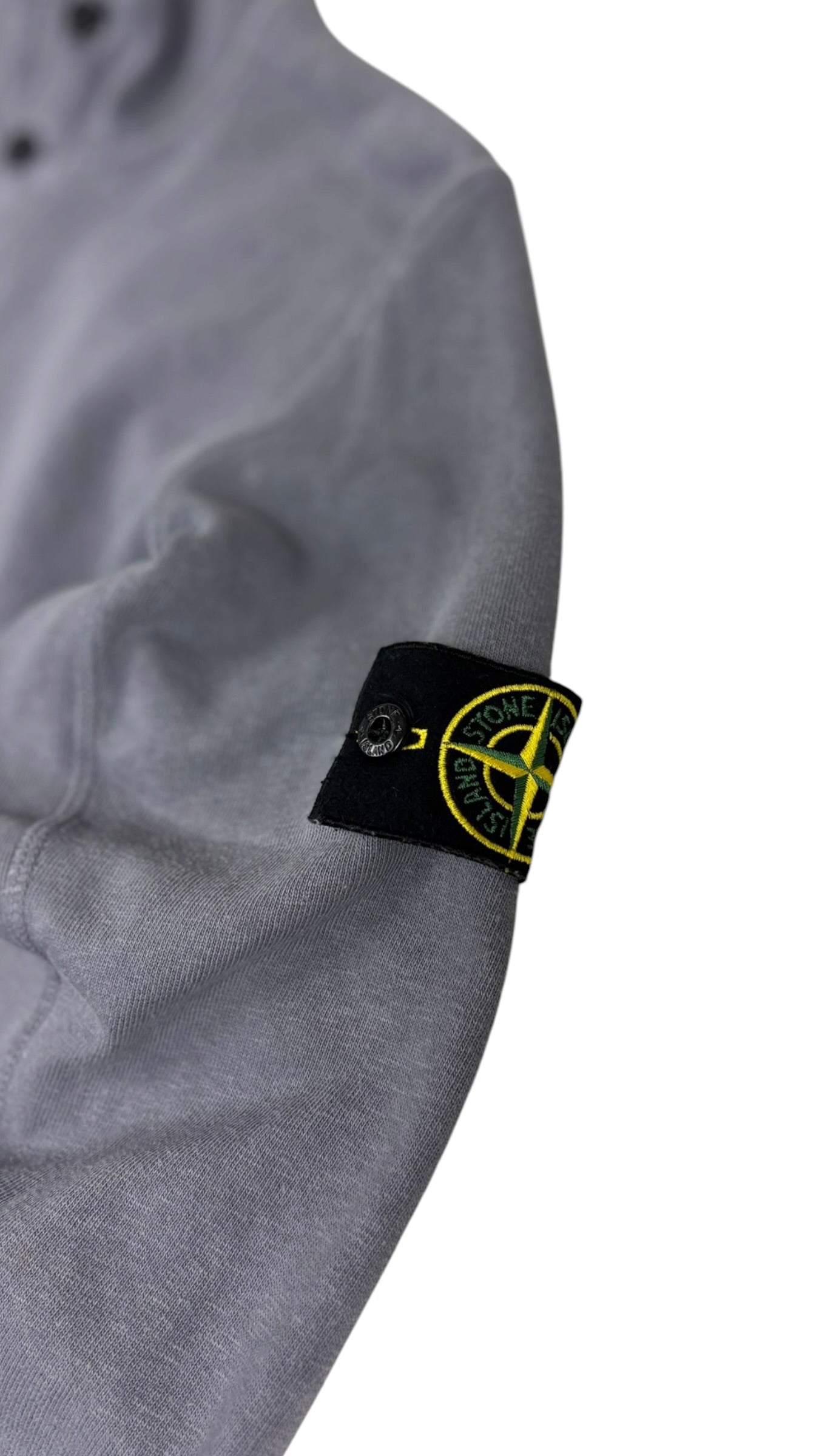 Pull Zippé Stone Island gris taille M - Vue de dos