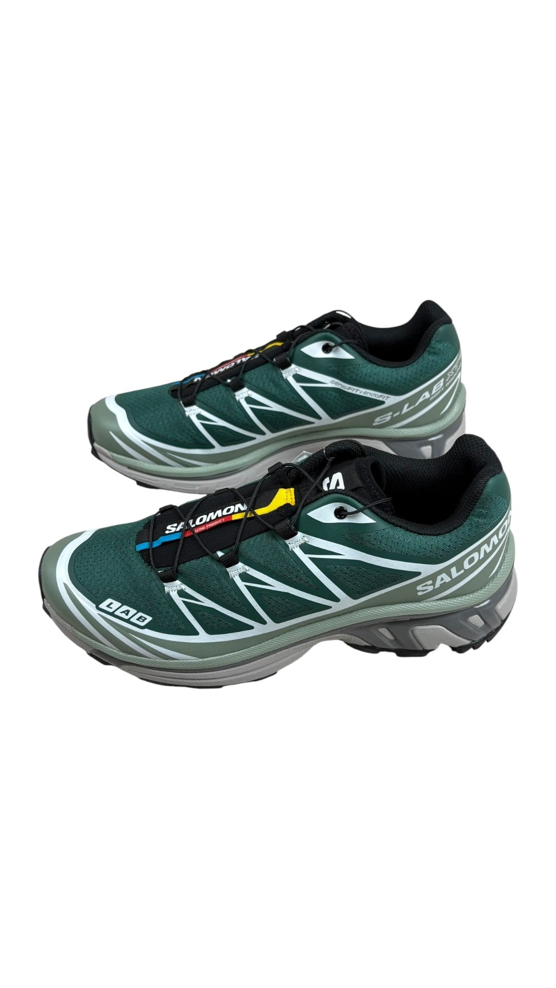 Sneakers Salomon XT-6 Bistro Green/Green Milieu/Black neuf - Vue de dos