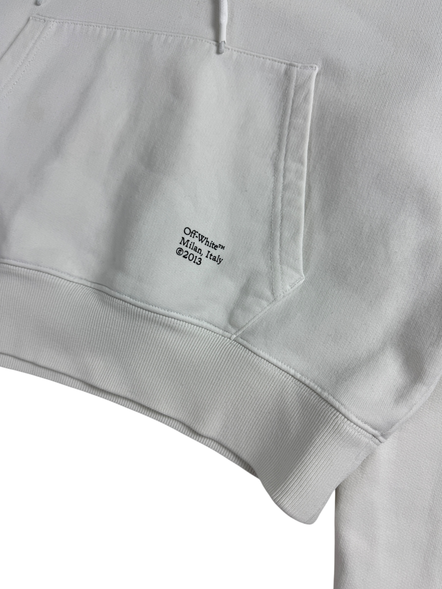Sweat Off White blanc taille XS - Vue côté