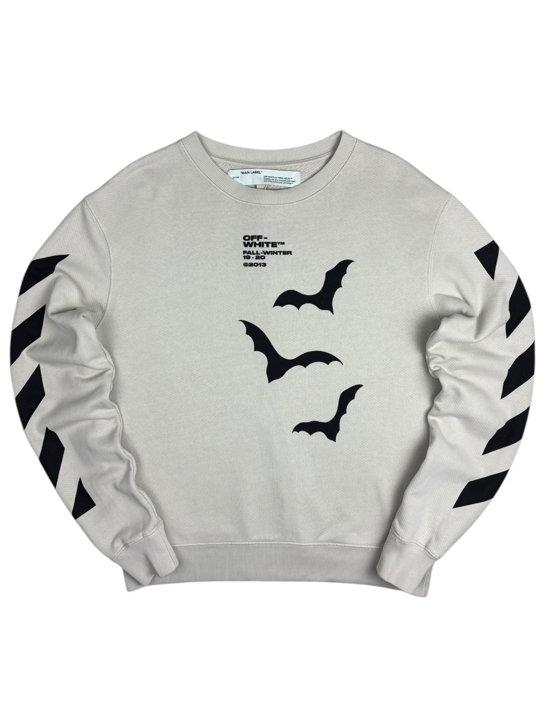Sweat Off White crème taille M - Vue de face