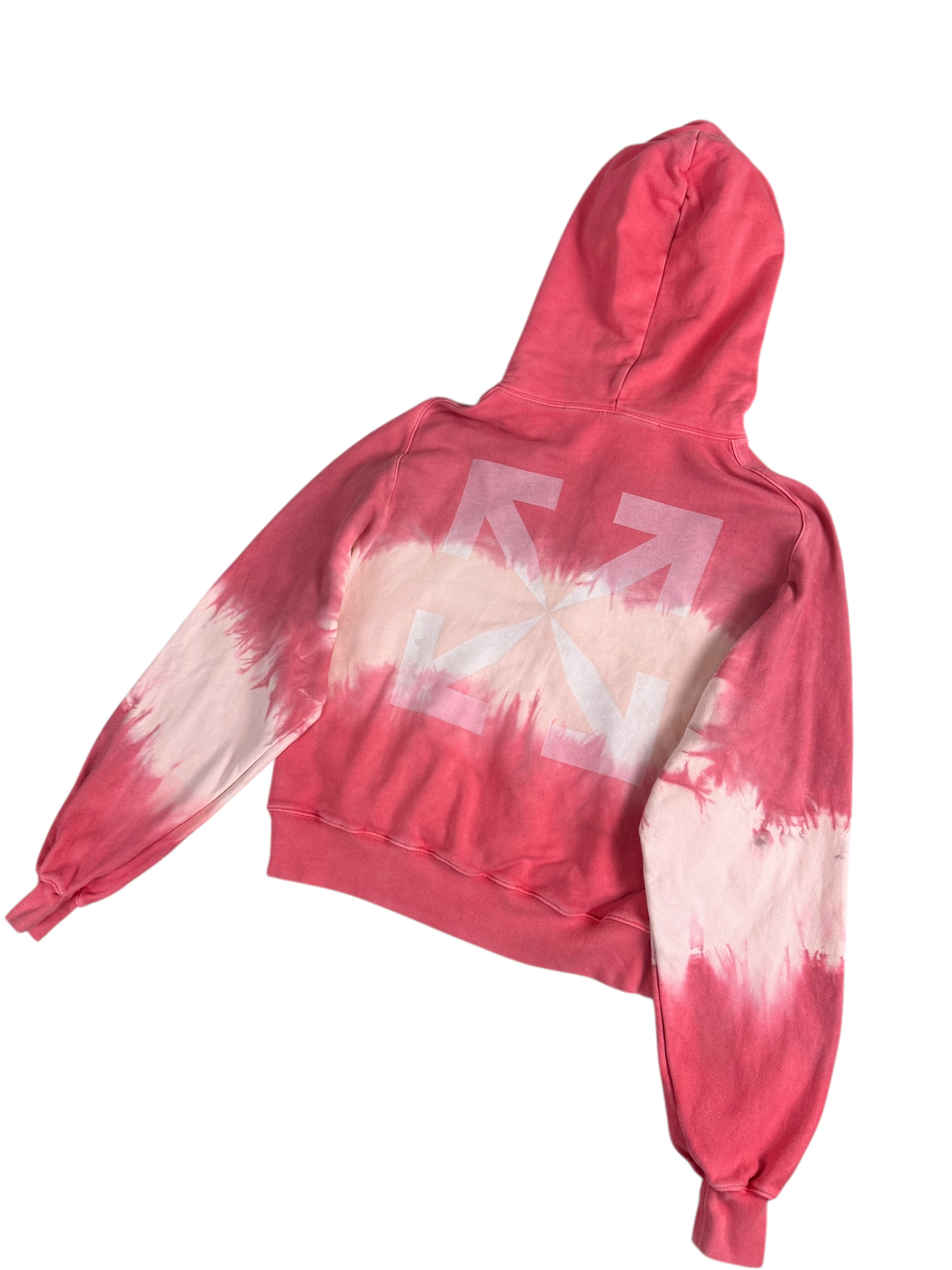 Sweat Off White rose taille S - Vue de dos