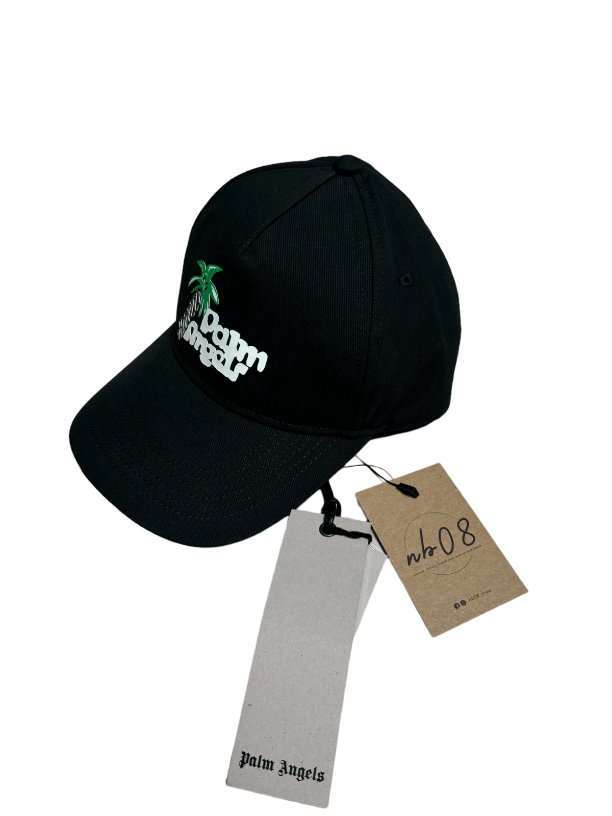 Casquette Palm Angels noir taille UNI, vue de dos — vue 2