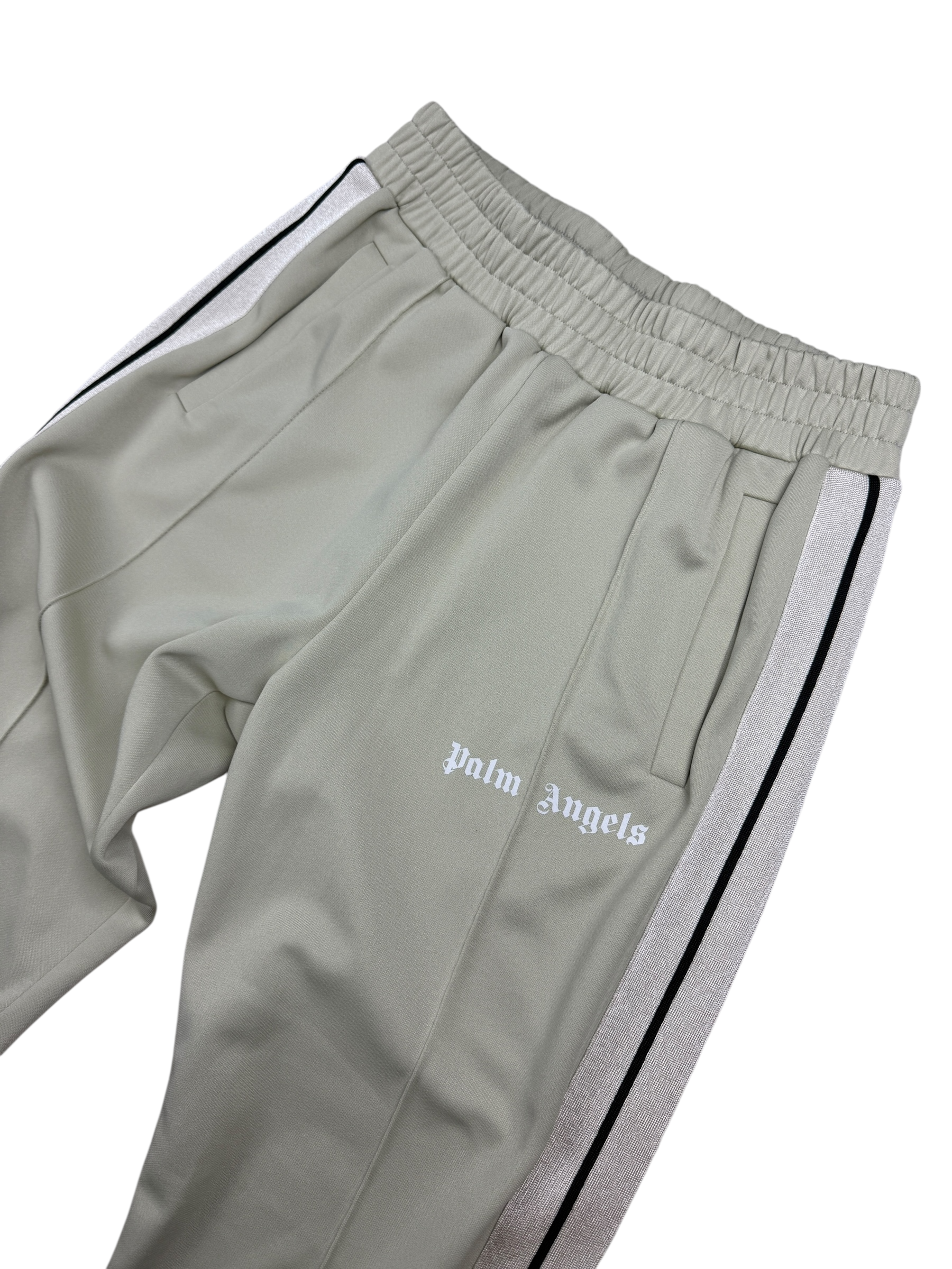 Ensemble Palm Angels crème taille L - Logo et étiquette
