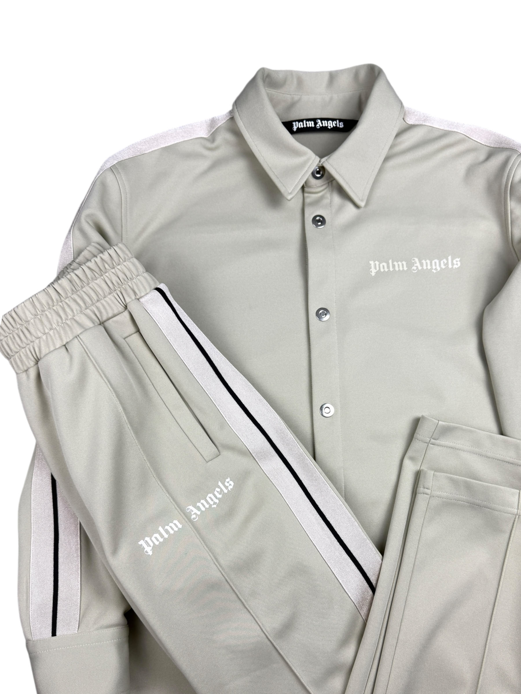 Ensemble Palm Angels crème taille L - Vue de face