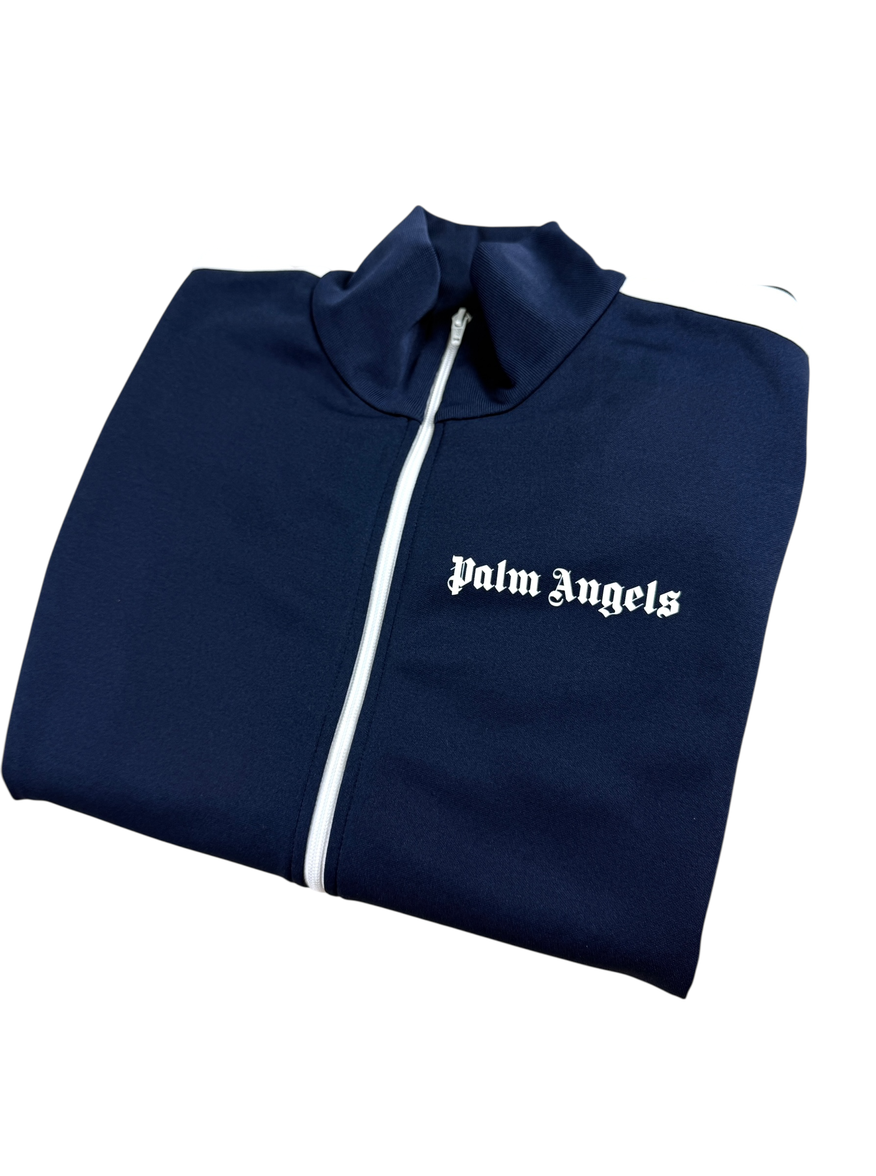 Gilet Palm Angels marine taille XL - Logo et étiquette