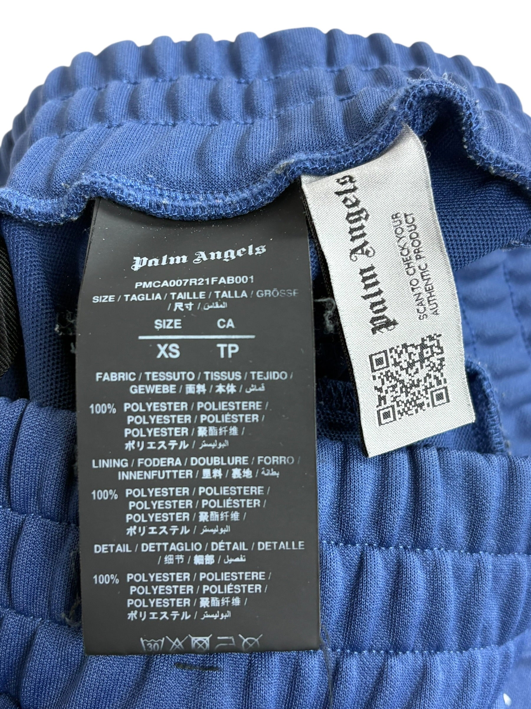 Jogging Palm Angels marine taille XS - Vue côté