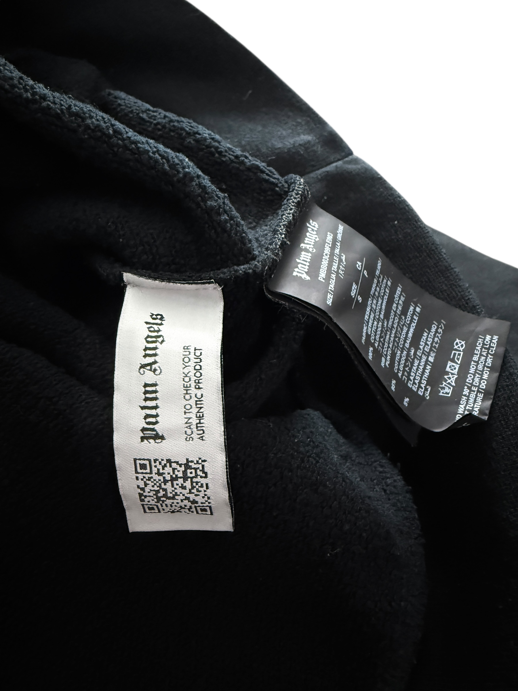 Sweat Palm Angels noir taille S - Détail