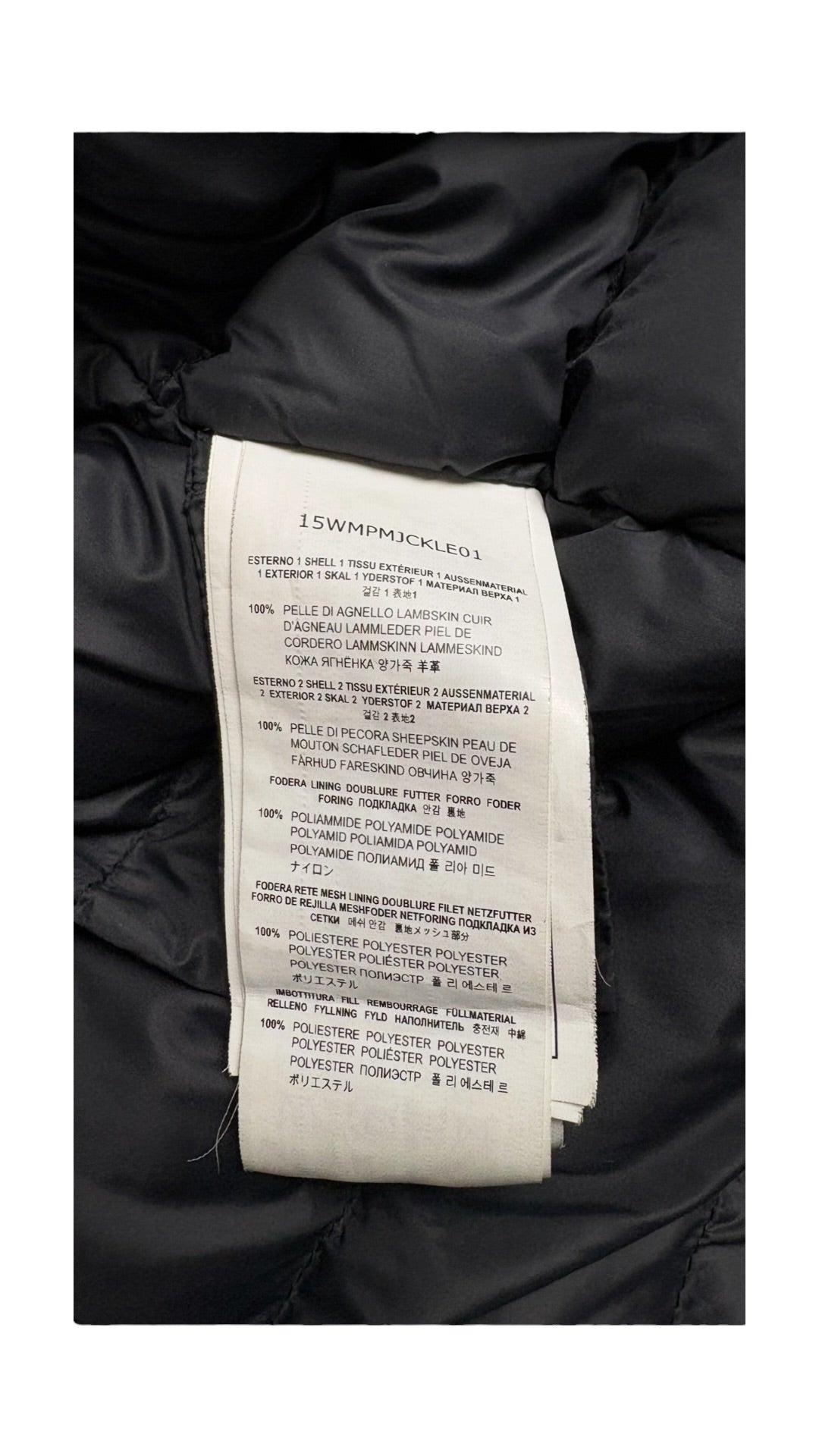 Blouson Parajumpers noir taille S - Vue côté