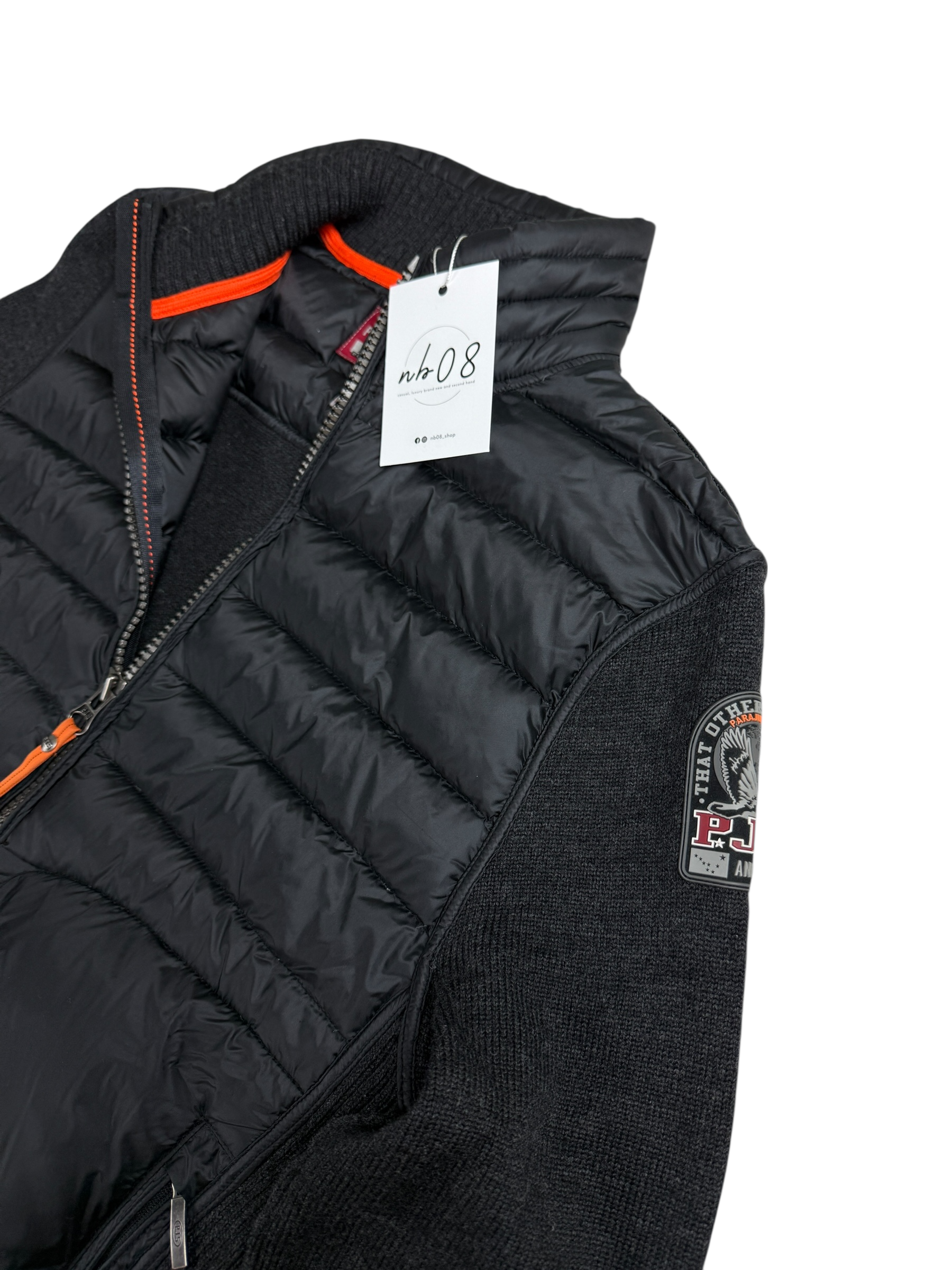 Cardigan Parajumpers gris taille M - Vue de dos