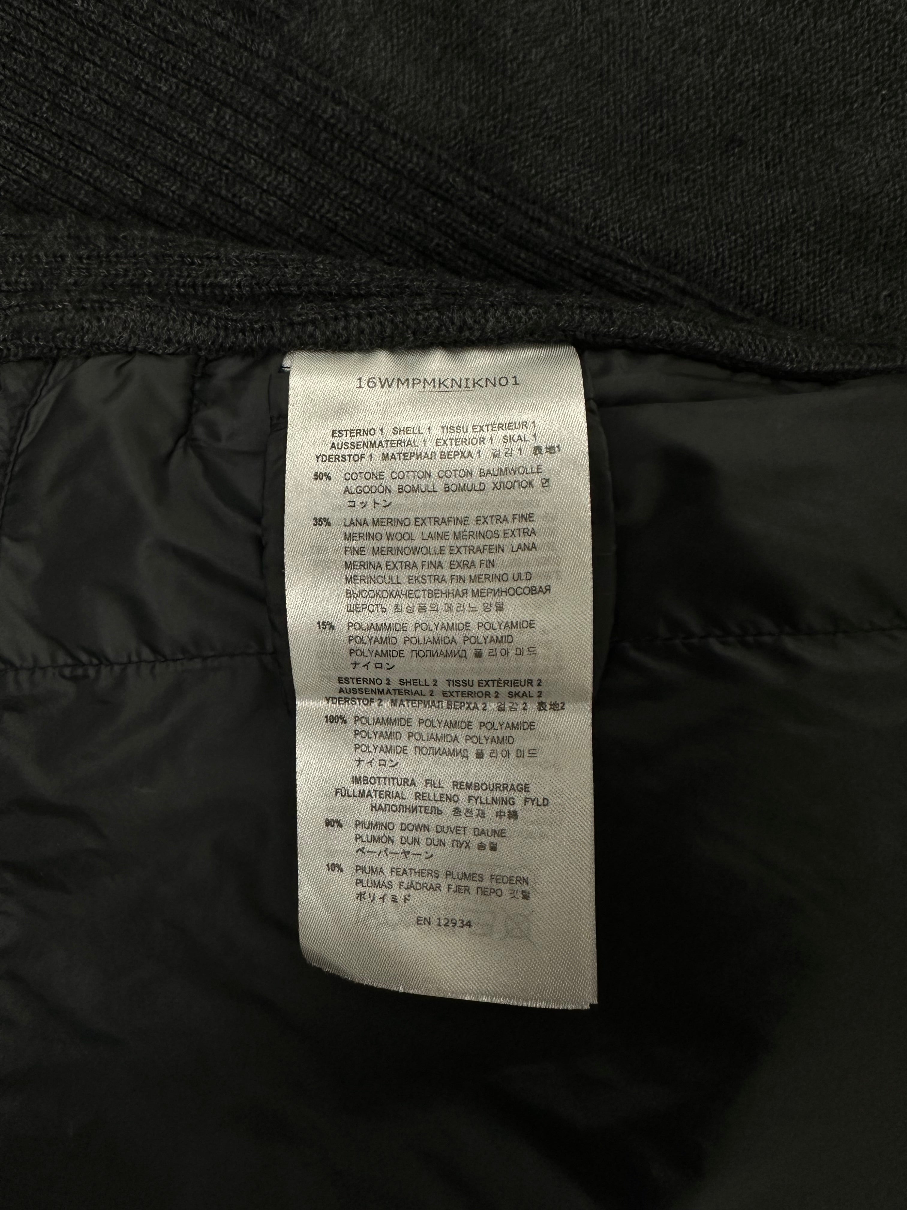 Cardigan Parajumpers gris taille XXL - Logo et étiquette