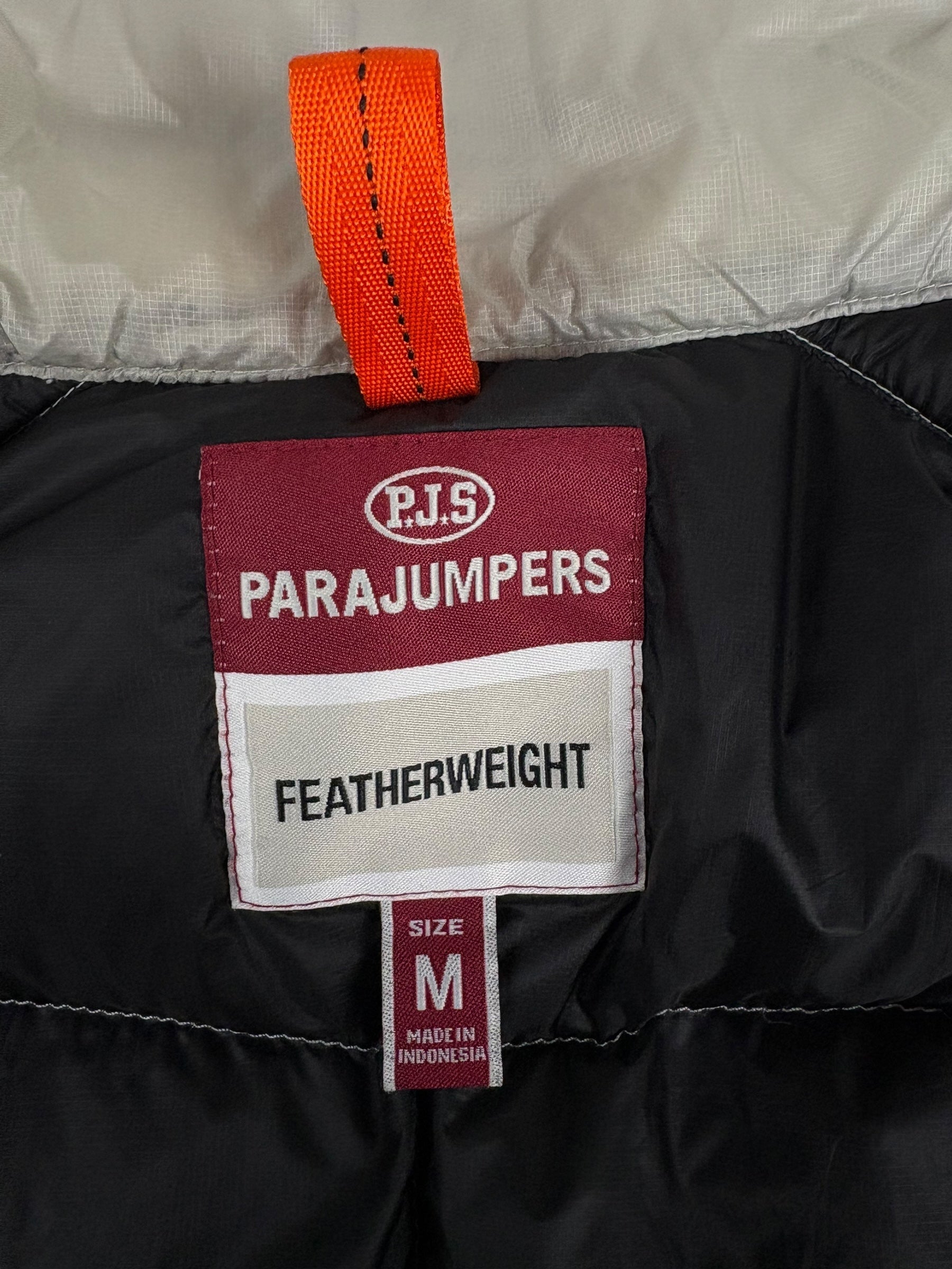 Doudoune Parajumpers noir / gris taille M - Détail