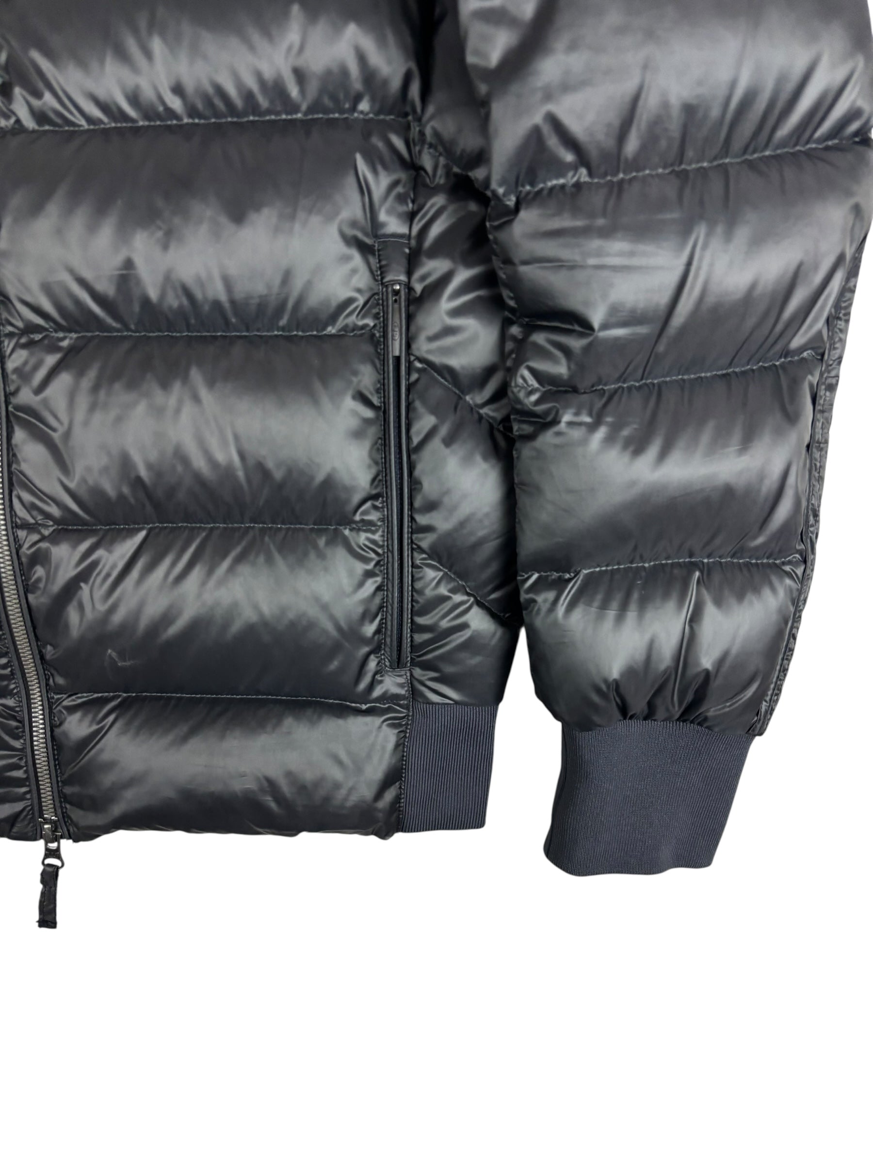 Doudoune Parajumpers noir taille S - Logo et étiquette