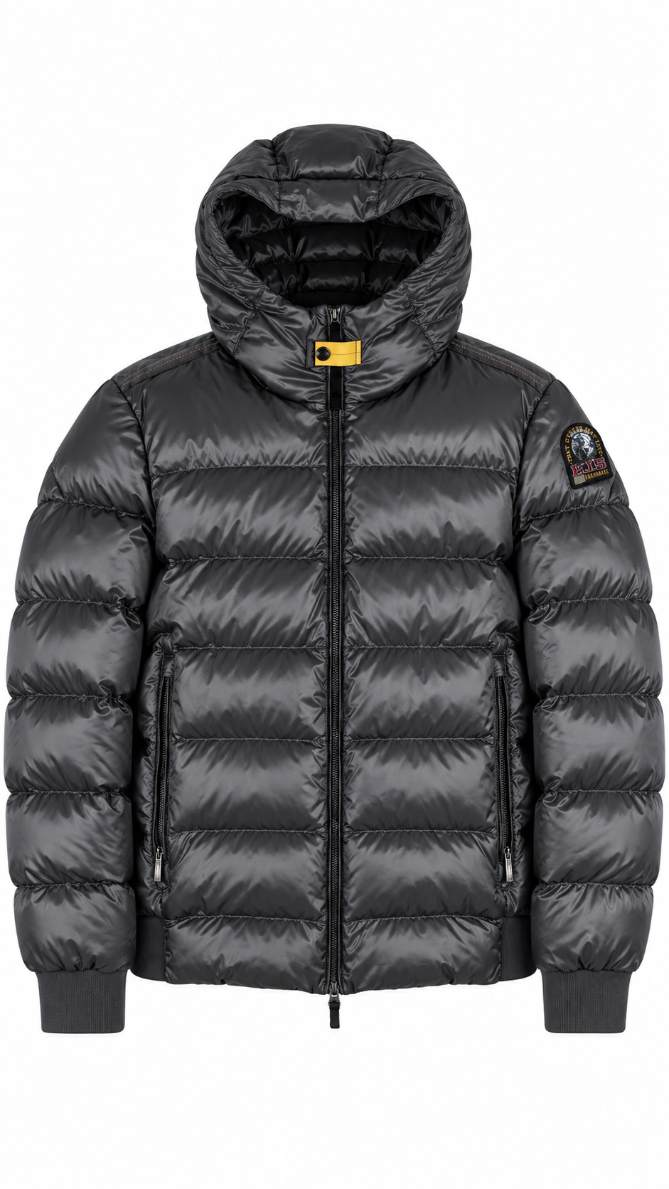 Doudoune Parajumpers Sheen à Capuche gris taille L, seconde main authentifiée NB08 — vue 1