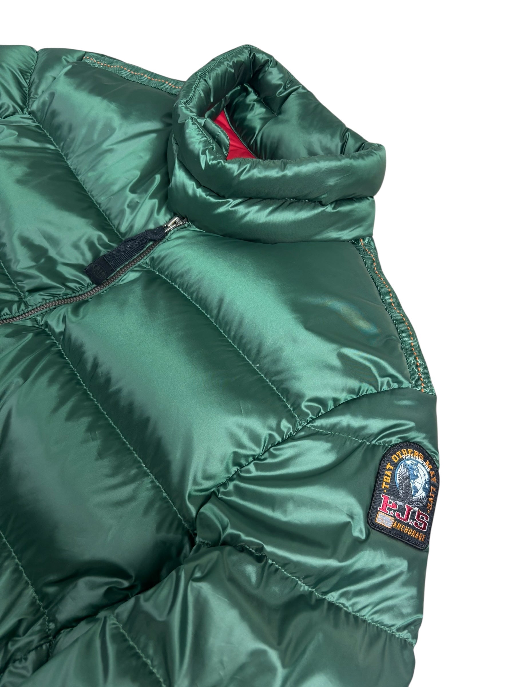 Doudoune Parajumpers vert taille L - Vue de dos
