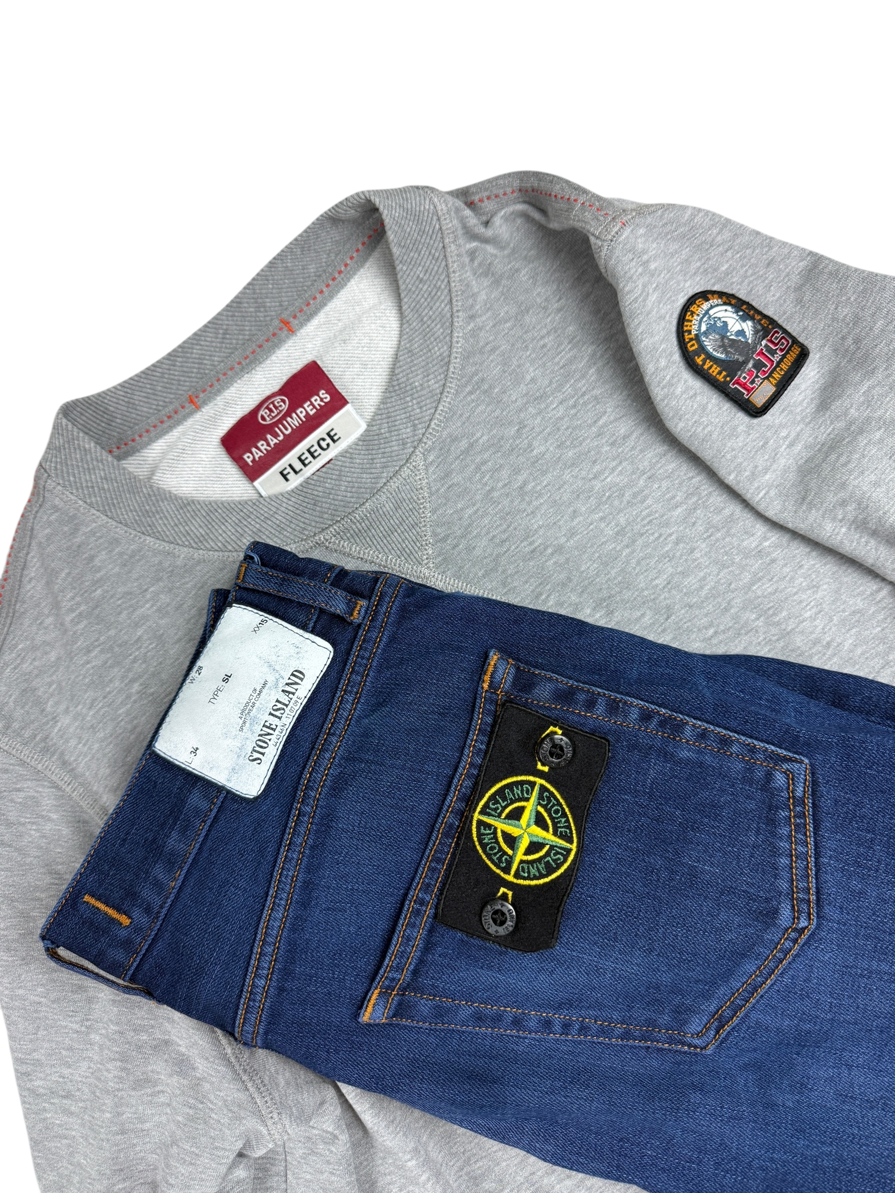 Pull Parajumpers gris taille S - Détail