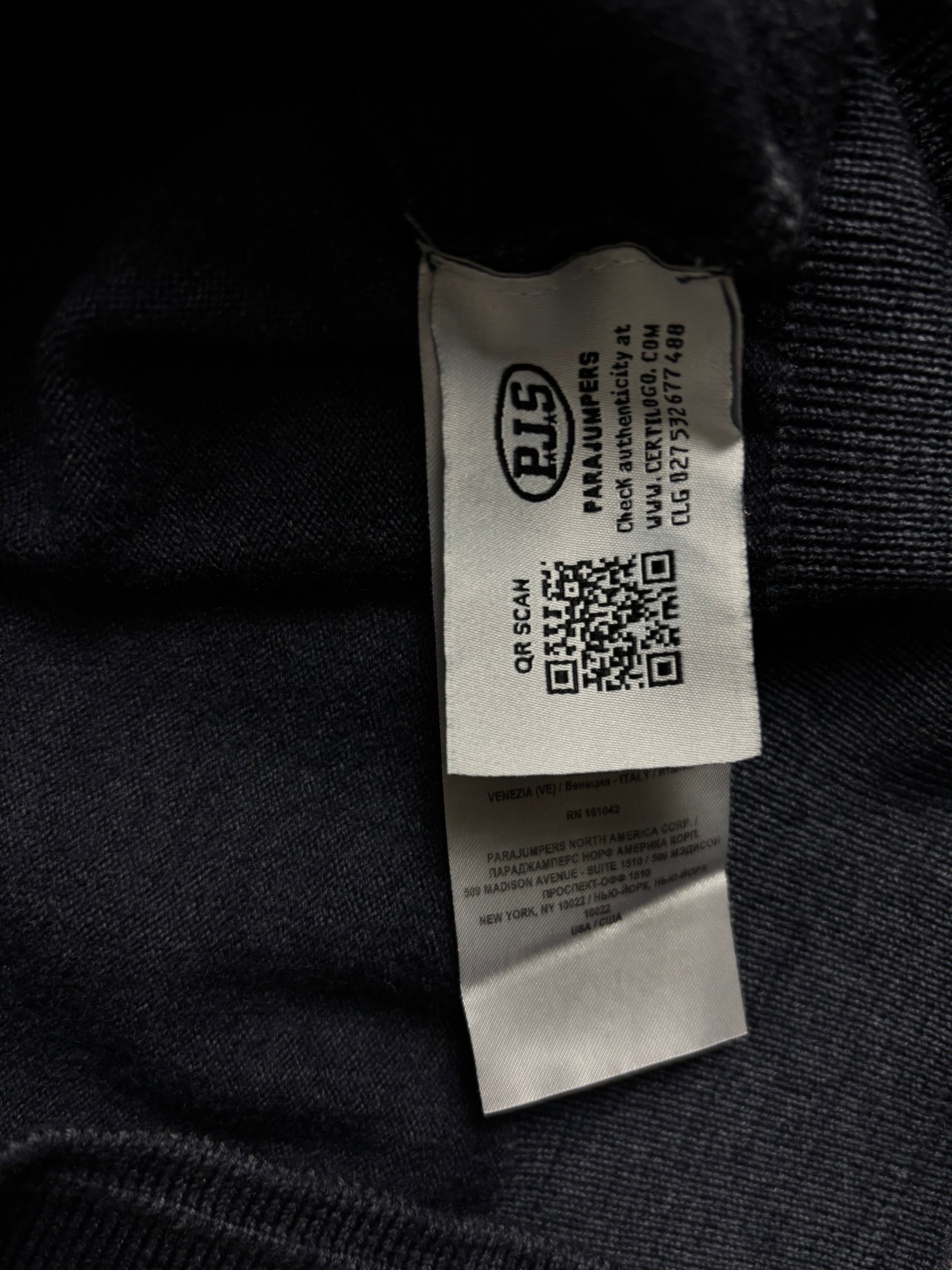 Pull Parajumpers marine taille M - Vue côté