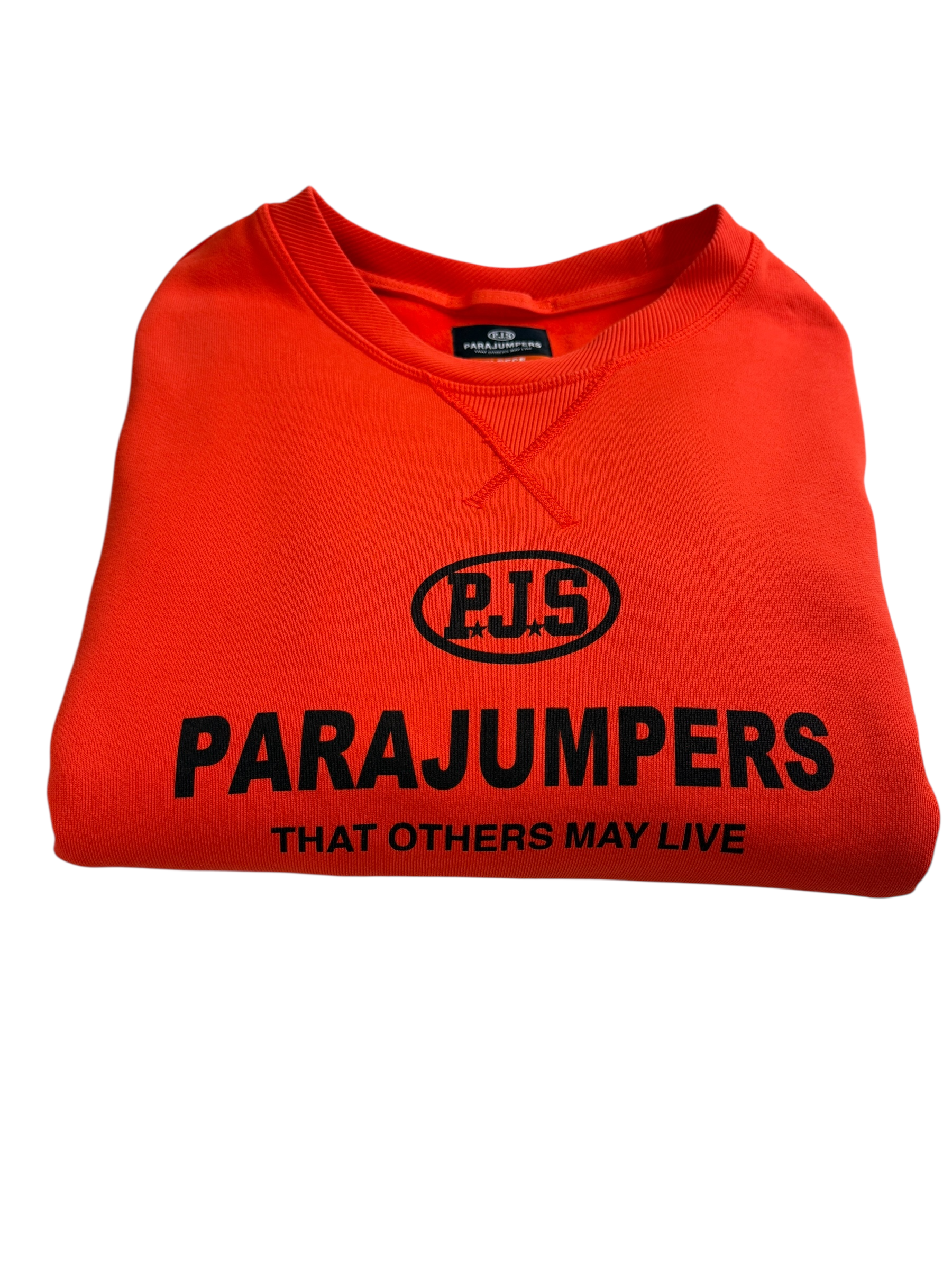 Pull Parajumpers orange taille S - Vue de dos