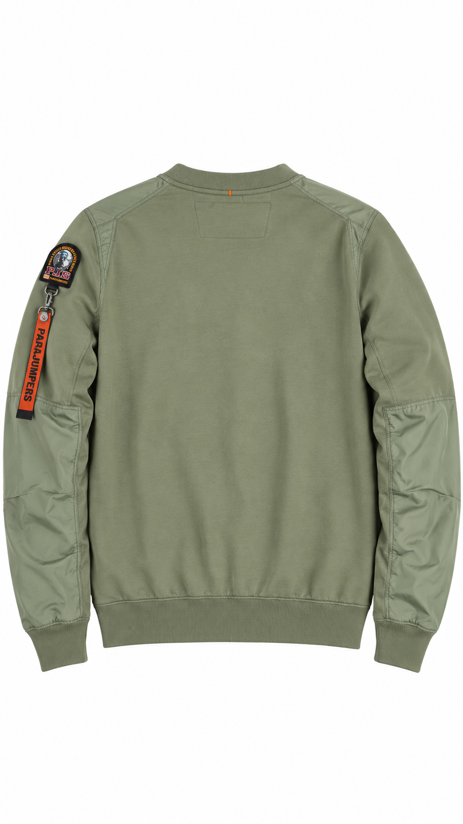 Sweat Parajumpers Fleece à Poche Nylon vert sauge, vue de dos — vue 2