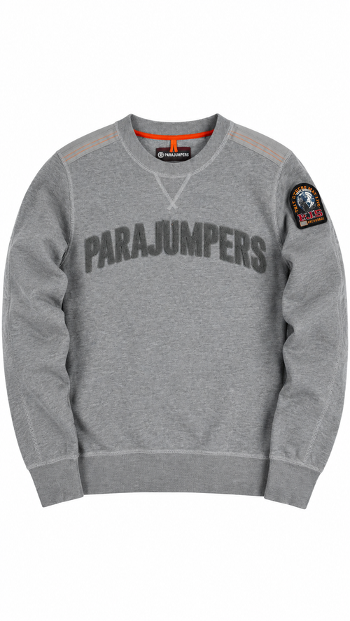Sweat-shirt Crewneck Parajumpers Fleece - Gris - Taille S