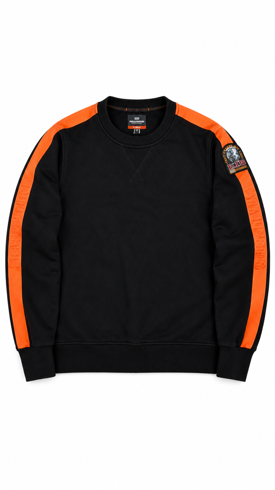 Sweat-shirt Parajumpers Fleece à Bandes noir taille M, seconde main authentifiée NB08 — vue 1
