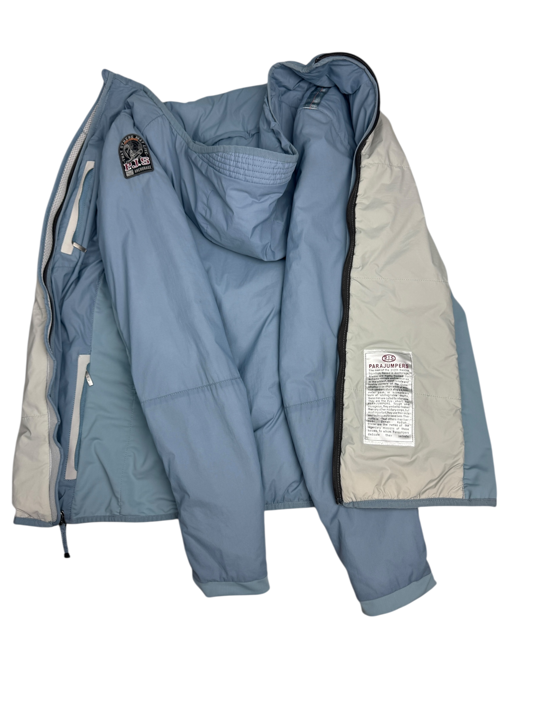 Veste Parajumpers bleu taille M - Vue de dos
