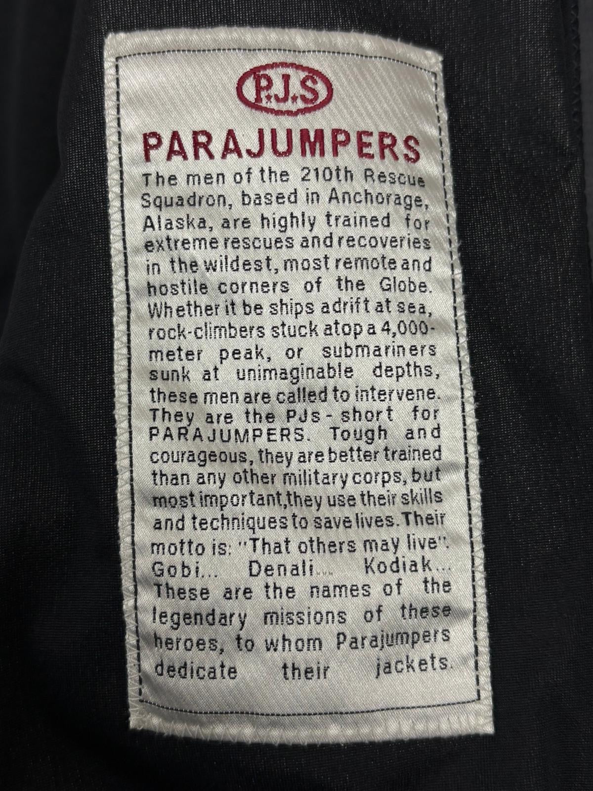 Veste Parajumpers gris taille M - Logo et étiquette