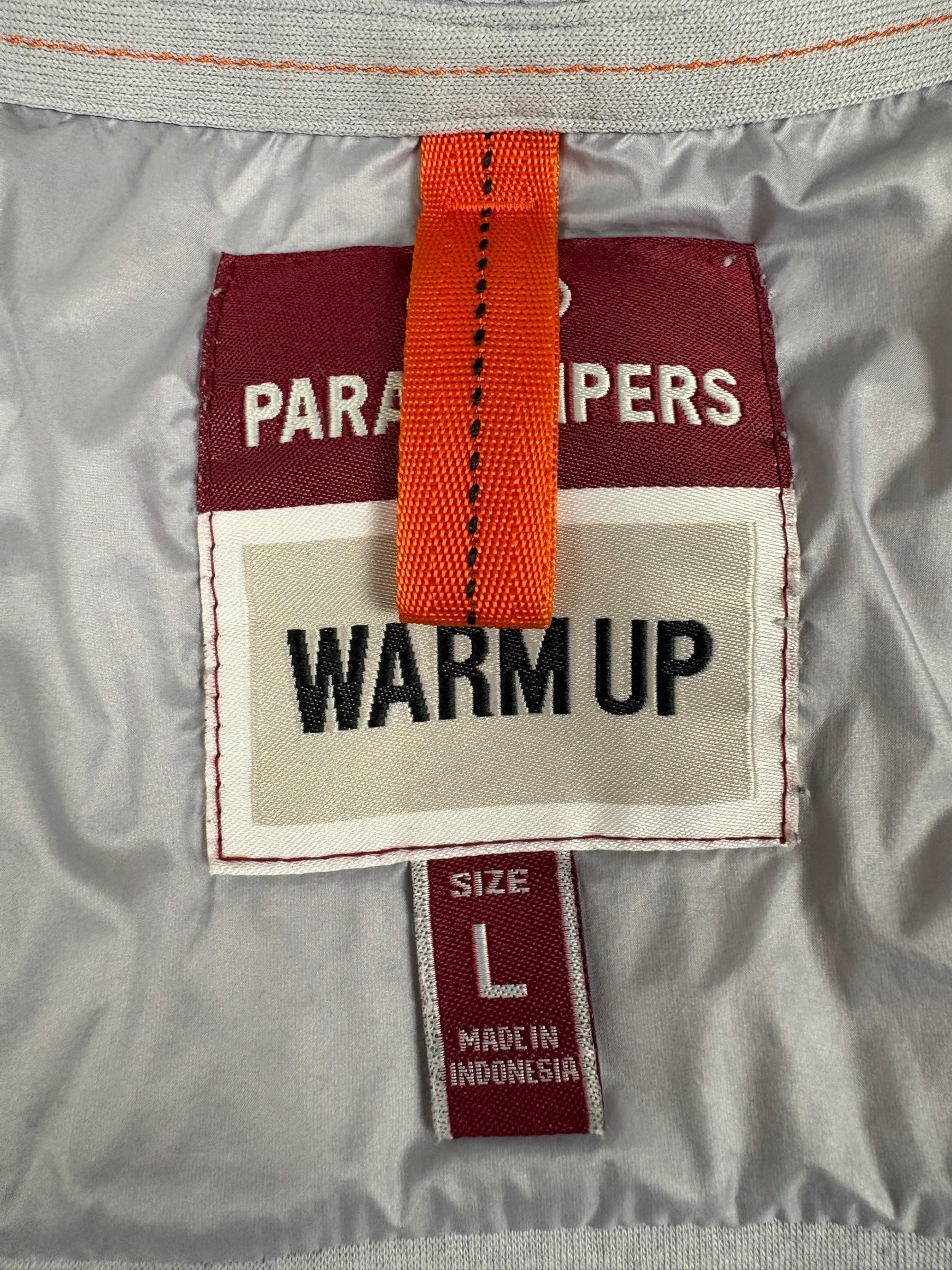 Veste Parajumpers gris taille S - Logo et étiquette