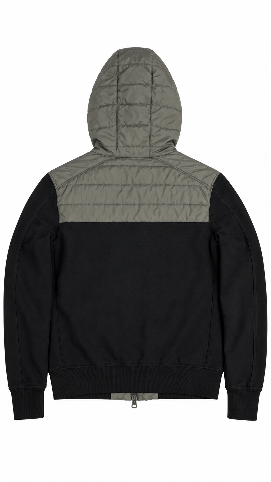 Veste Hybride Parajumpers kaki / noir taille XS, vue de dos — vue 2