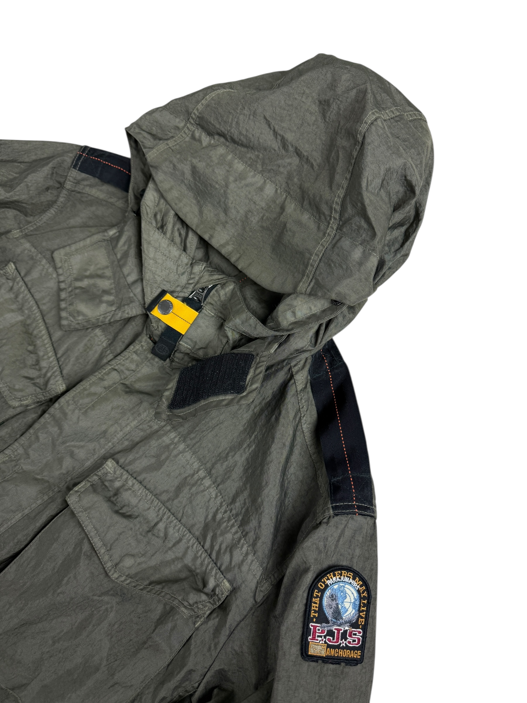 Veste Parajumpers kaki taille L - Logo et étiquette