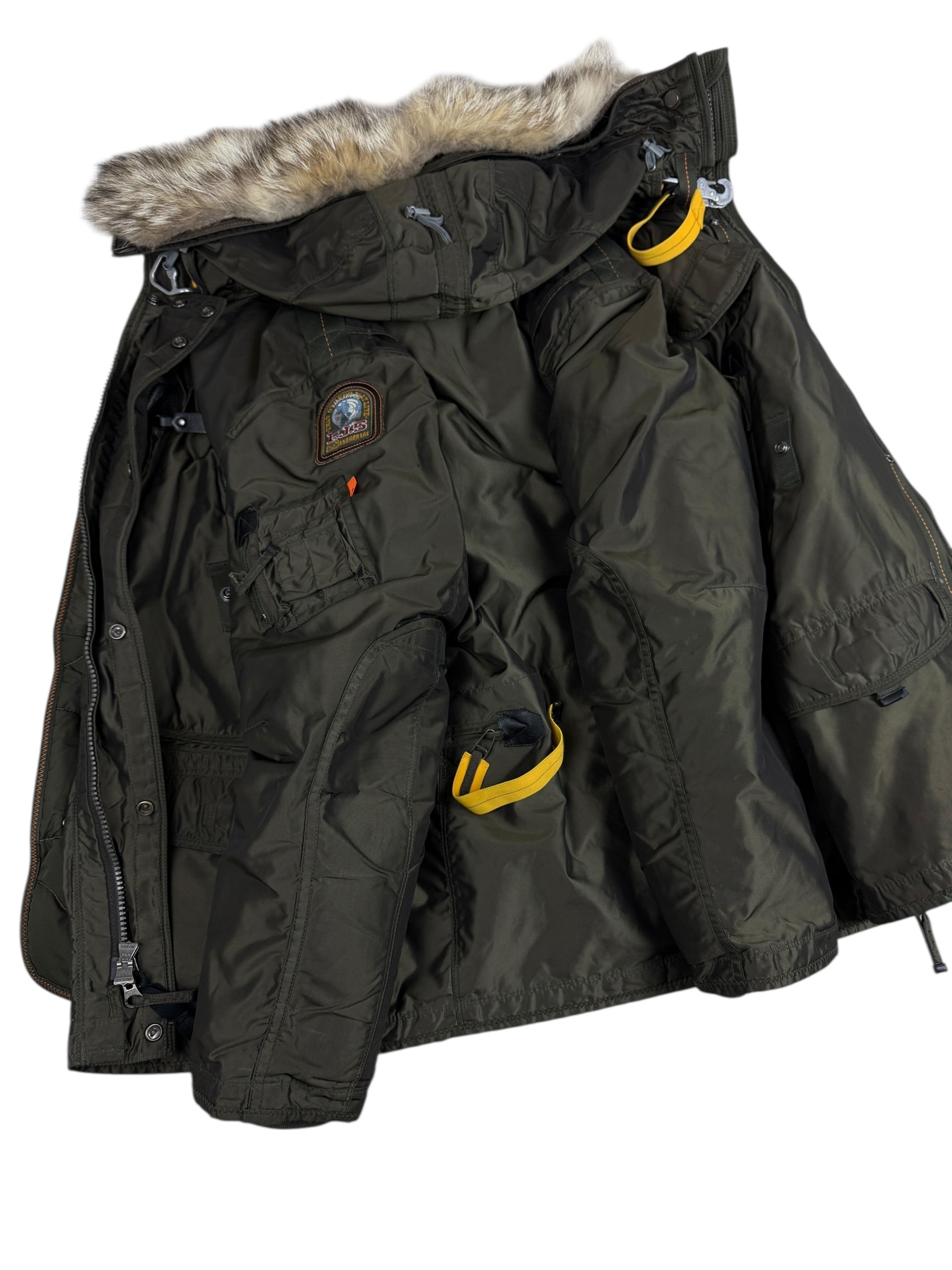 Veste Parajumpers kaki taille XL - Logo et étiquette