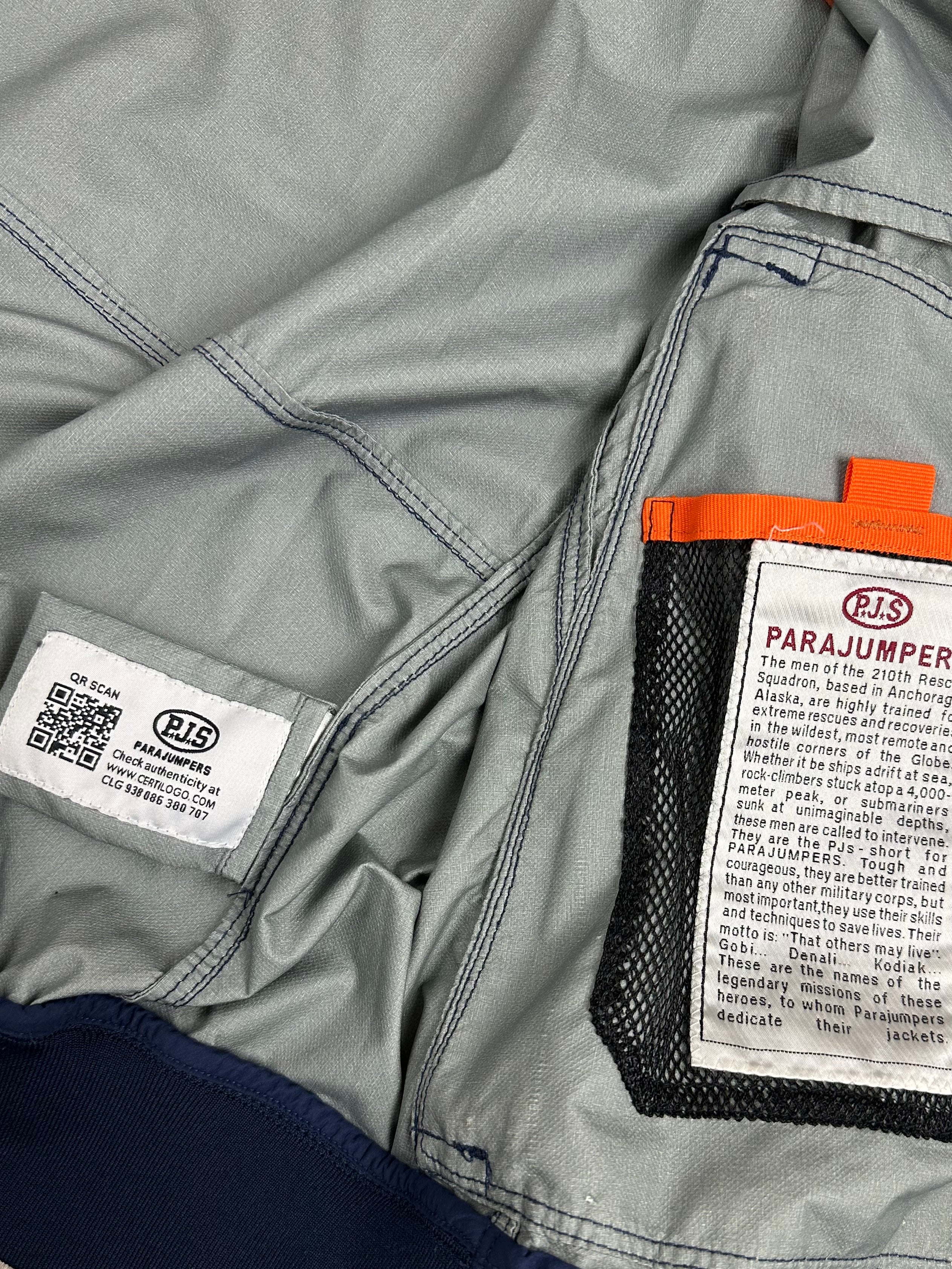 Veste Parajumpers marine taille S - Logo et étiquette