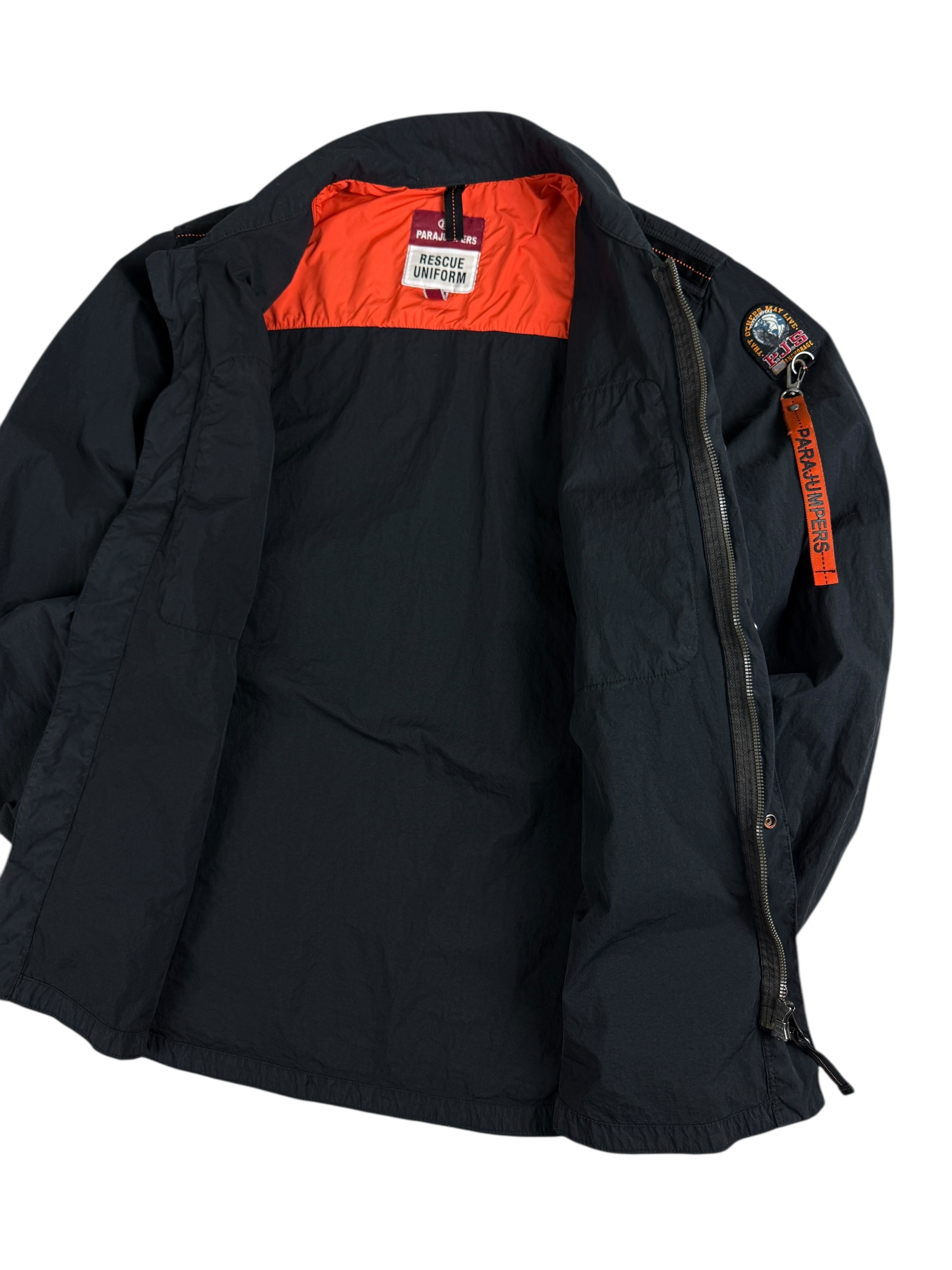 Veste Parajumpers noir taille L - Logo et étiquette