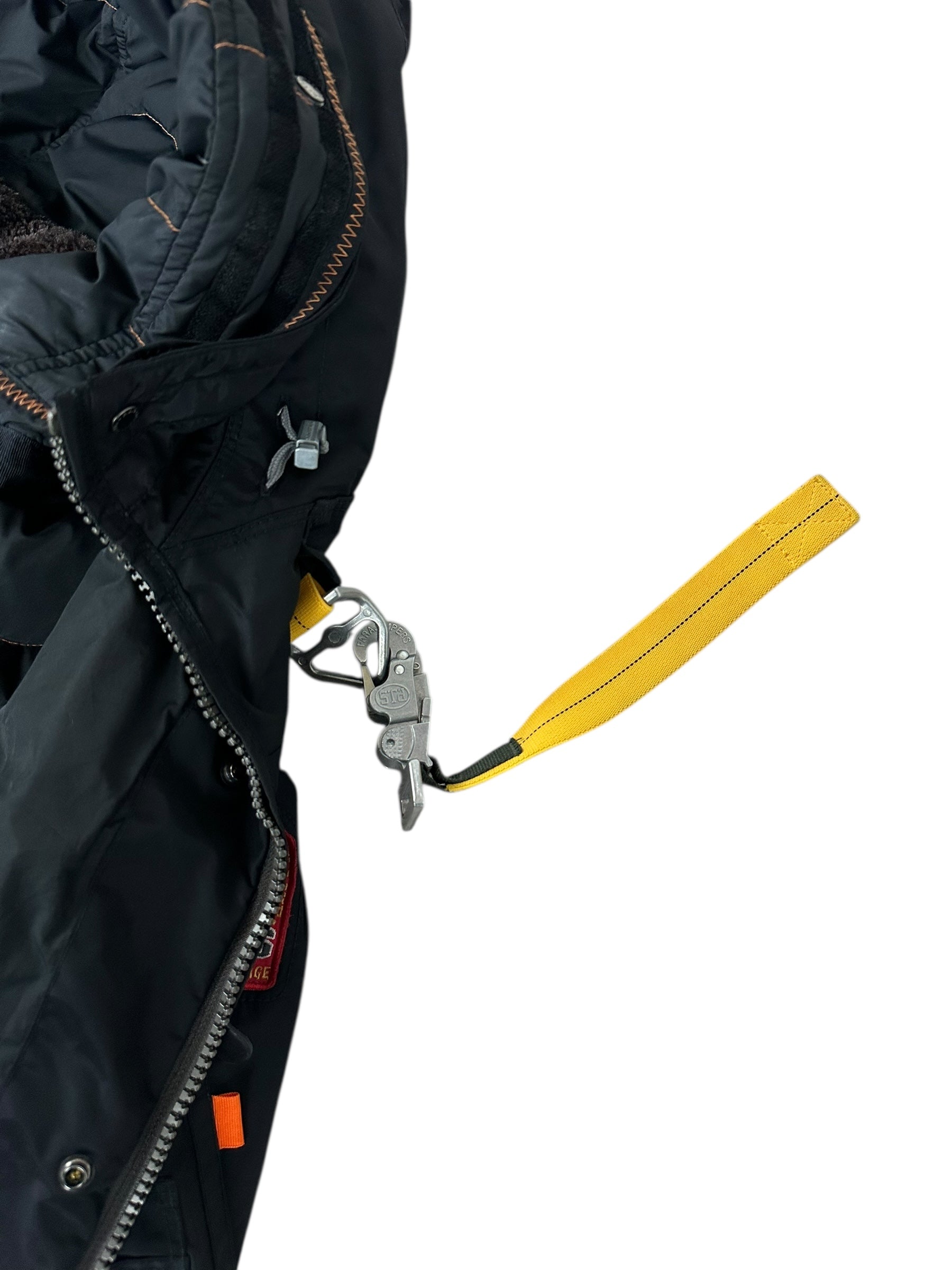 Veste Parajumpers noir taille L - Logo et étiquette