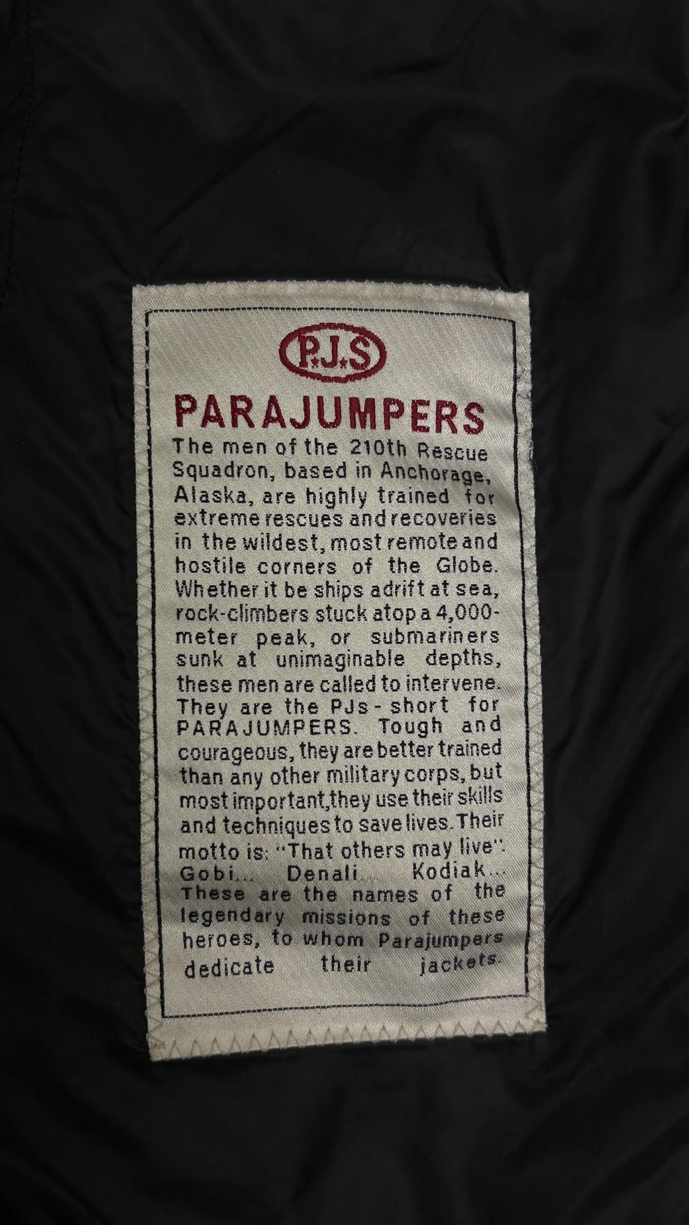 Veste Parajumpers noir taille M - Vue côté