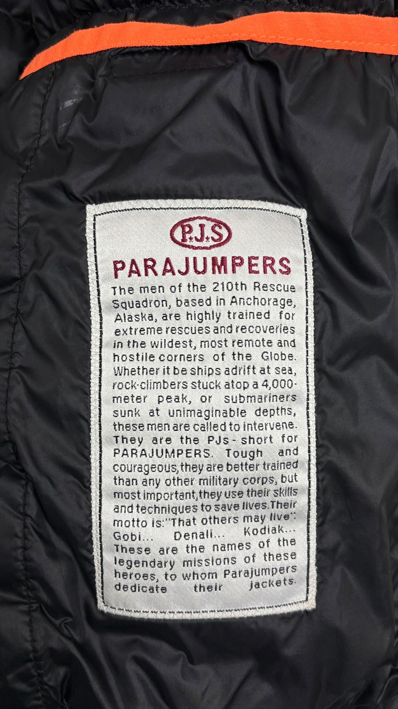 Veste Parajumpers noir taille S - Vue côté