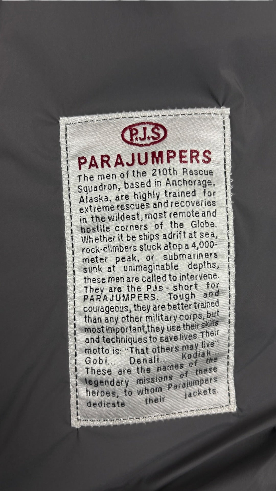 Veste Parajumpers noir taille S - Vue côté